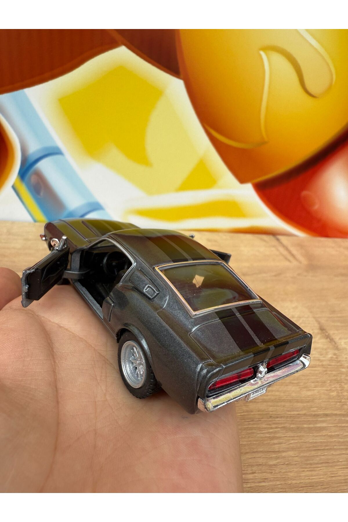 scntoys 1967 Ford Shelby GT-500 Çek Bırak Lisanslı Diecast Model