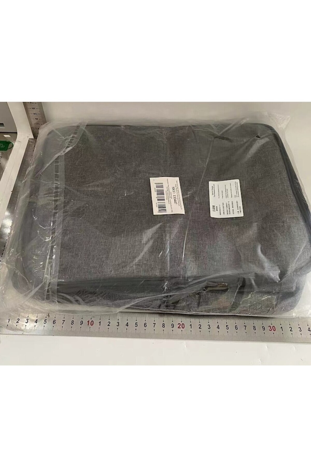 GABIANO-Document and Card Storage Bag with Security Code, Gray 3