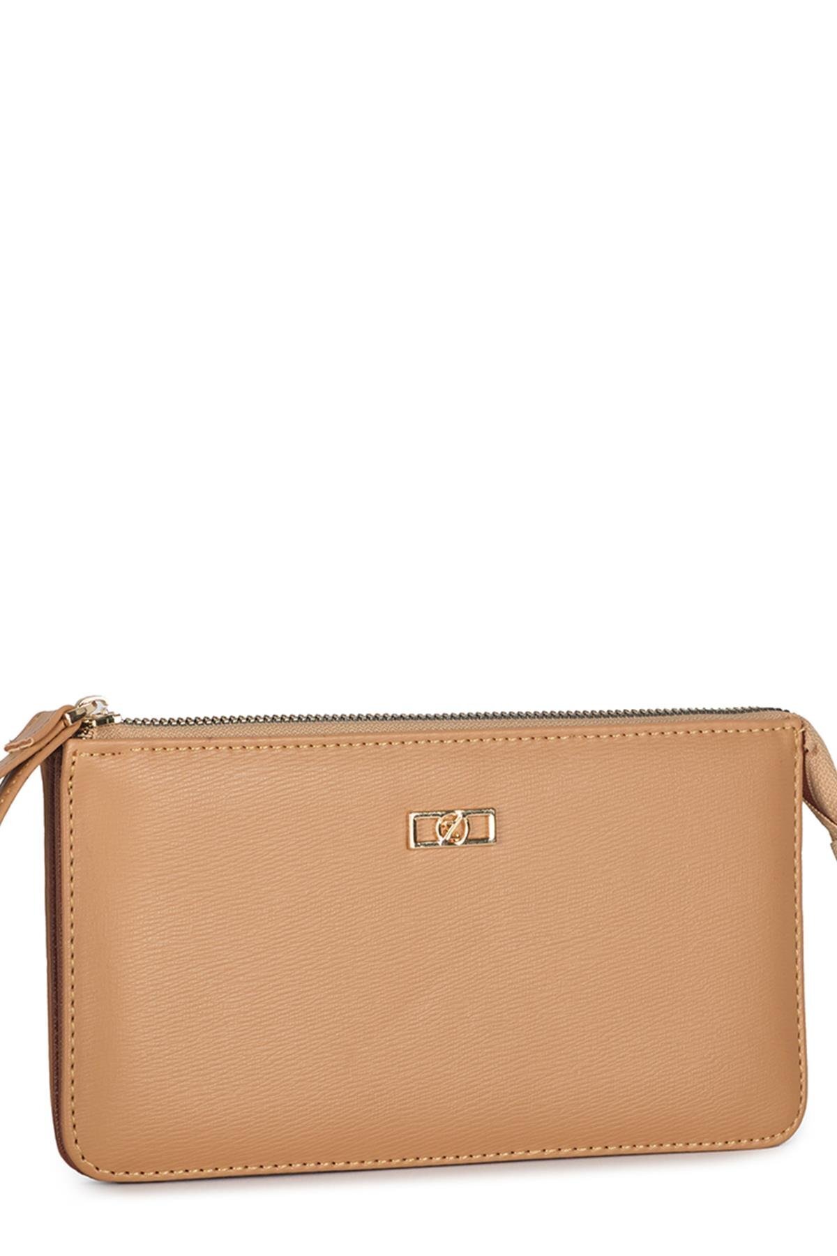 کیف پول چرمی با جزئیات دستبندی ZC021 Zühre