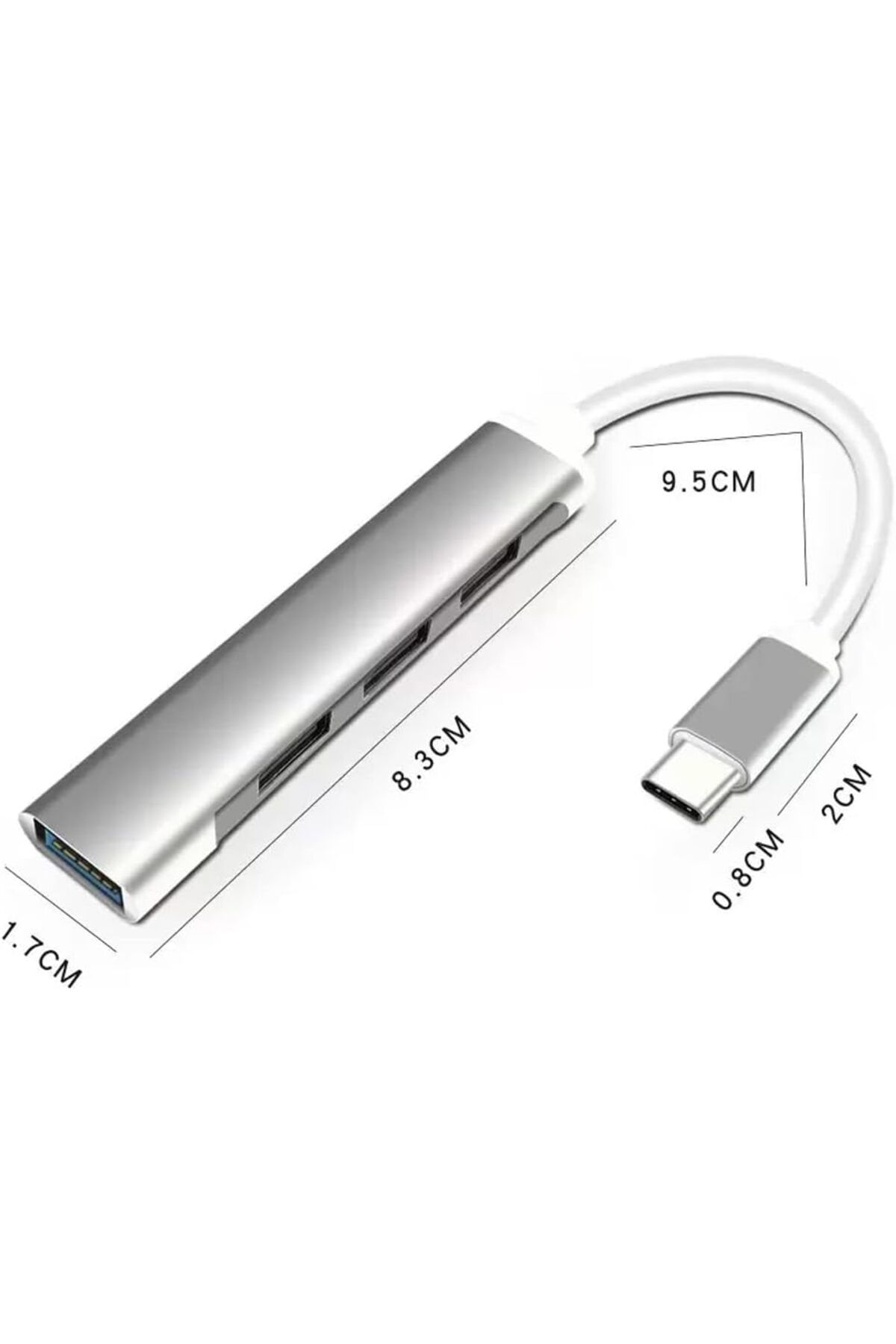 Berraahmet-Type-c To USB Hub 4 Port Multiplexer Compatible With Macbook Multiplexer Adapter 4