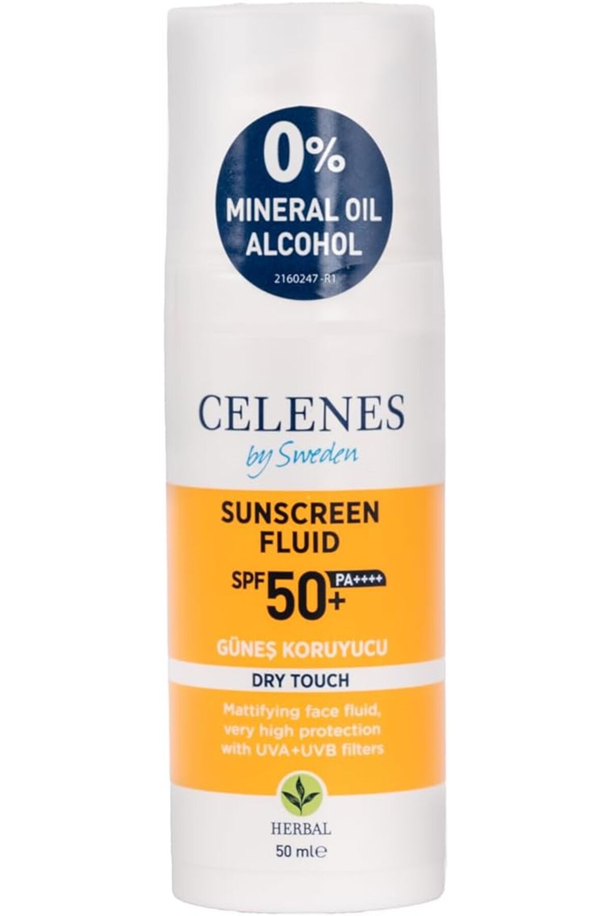 Hepta Collection Celenes Herbal SPF 50 Güneş Koruyucu Krem Dry Touch (50 ml)