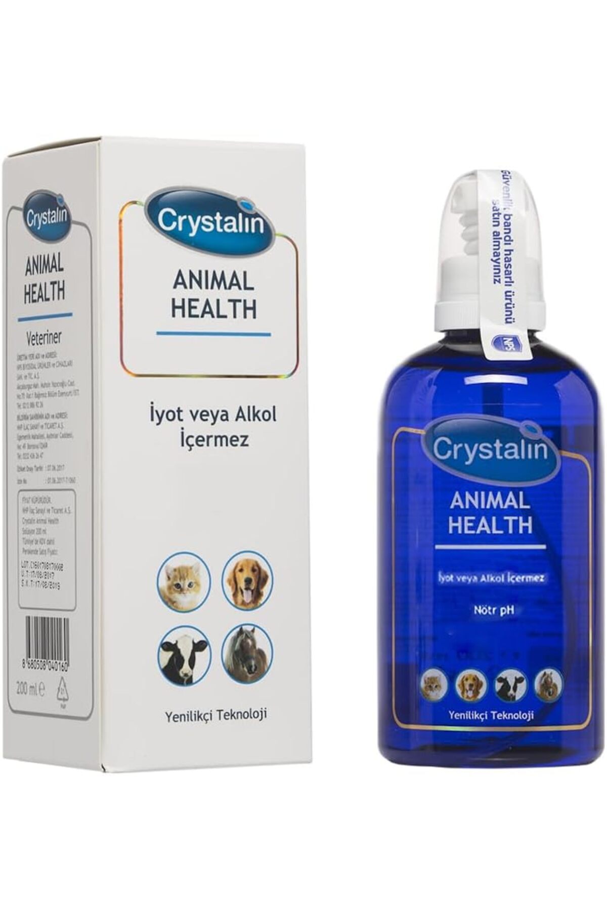 Hype Store Crystalin Animal Health Yara Bakım Solüysonu 250 ml