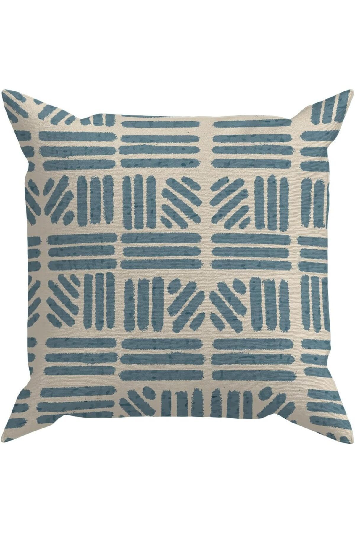 Shop a Way Asdiva Buldan Dokuma Bohem Tasarım%100 Pamuklu 45X45Cm Kırlent Kılıfı Krem Bej