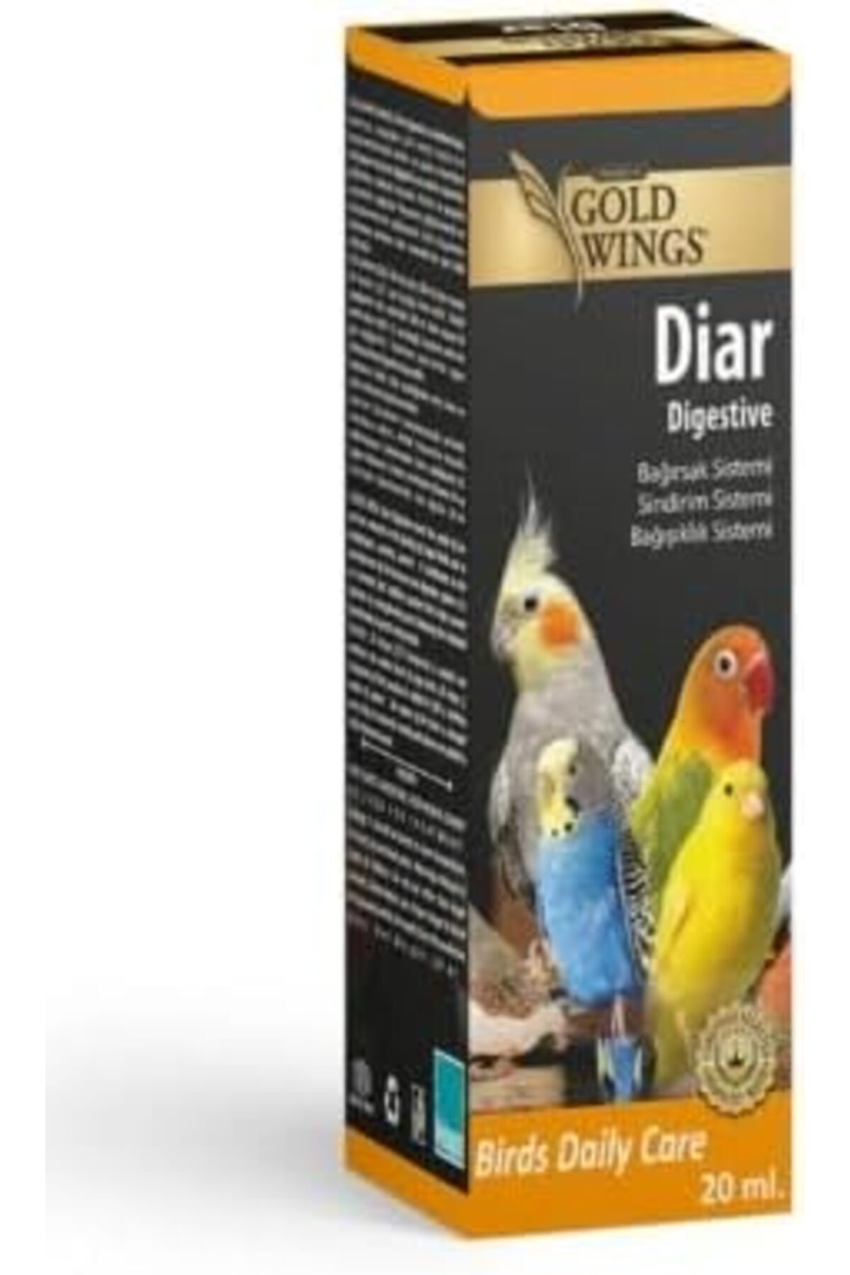 Shop a Way Gold Wings Premium-Sindirim Sistemi Papağan Ve Kuş Vitamini