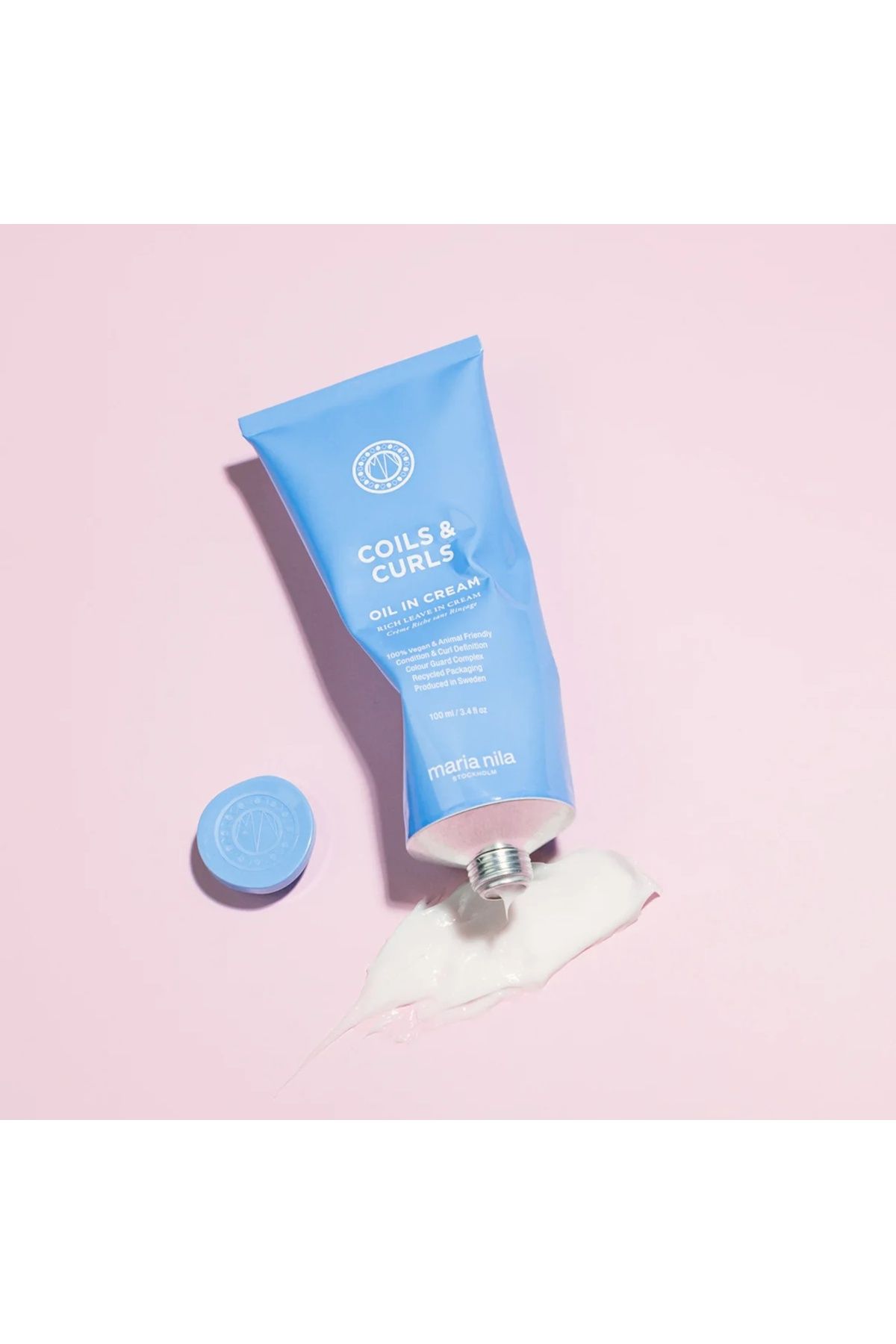 Maria Nila-Cremă de păr, Bucle și bucle, Tratament cremă fără clătire pentru păr, Definirea buclelor, 100 ml, 100 ml 2