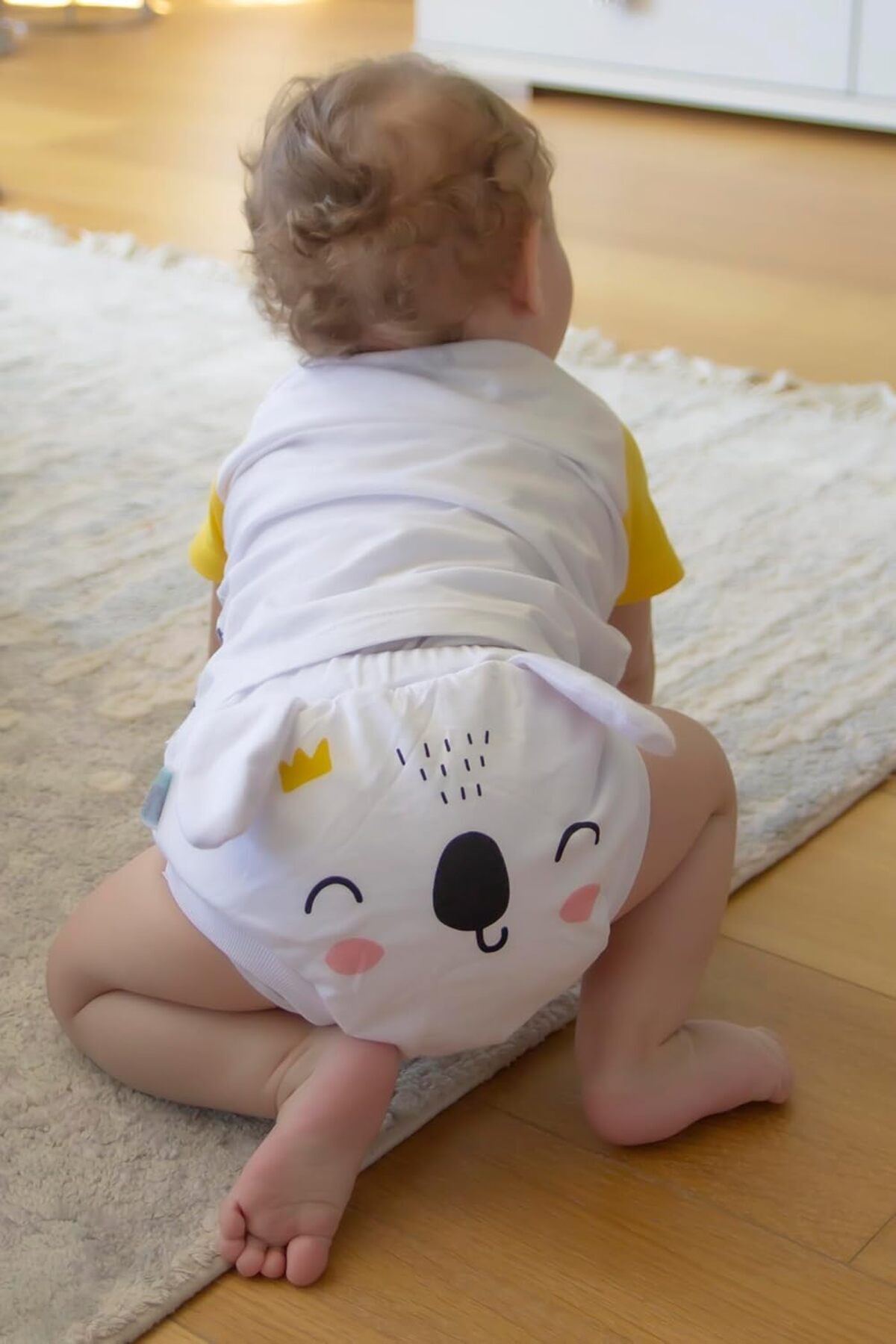 E&D Collection Soft Alıştırma Külodu, Beyaz fotoğrafı 2 (önizleme)