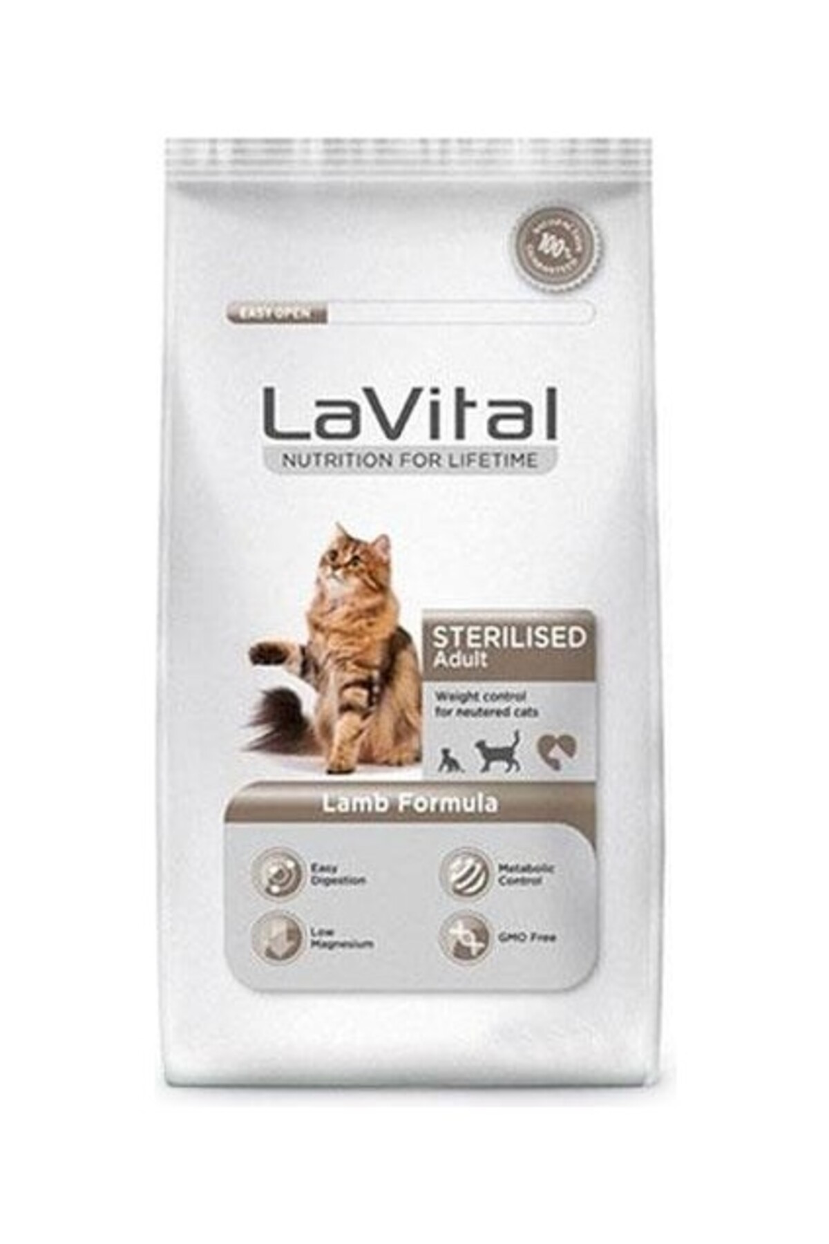 LaVital La Vital Sterilised Kuzulu Kısır Kedi Maması 12 kg Kısırlaştırılmış Kuru Kedi Maması