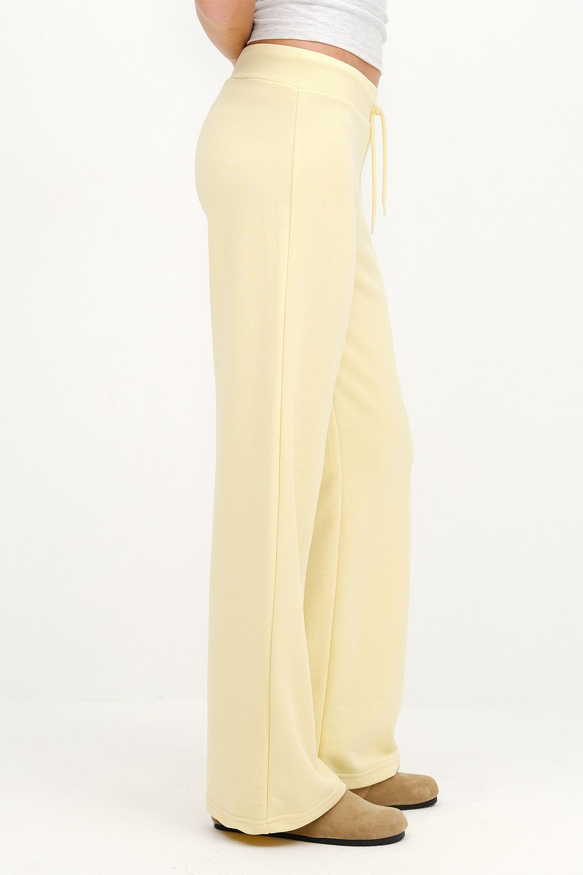 Addax-Wide Leg Tracksuit with Elastic Waist Eşf10308-P10 4