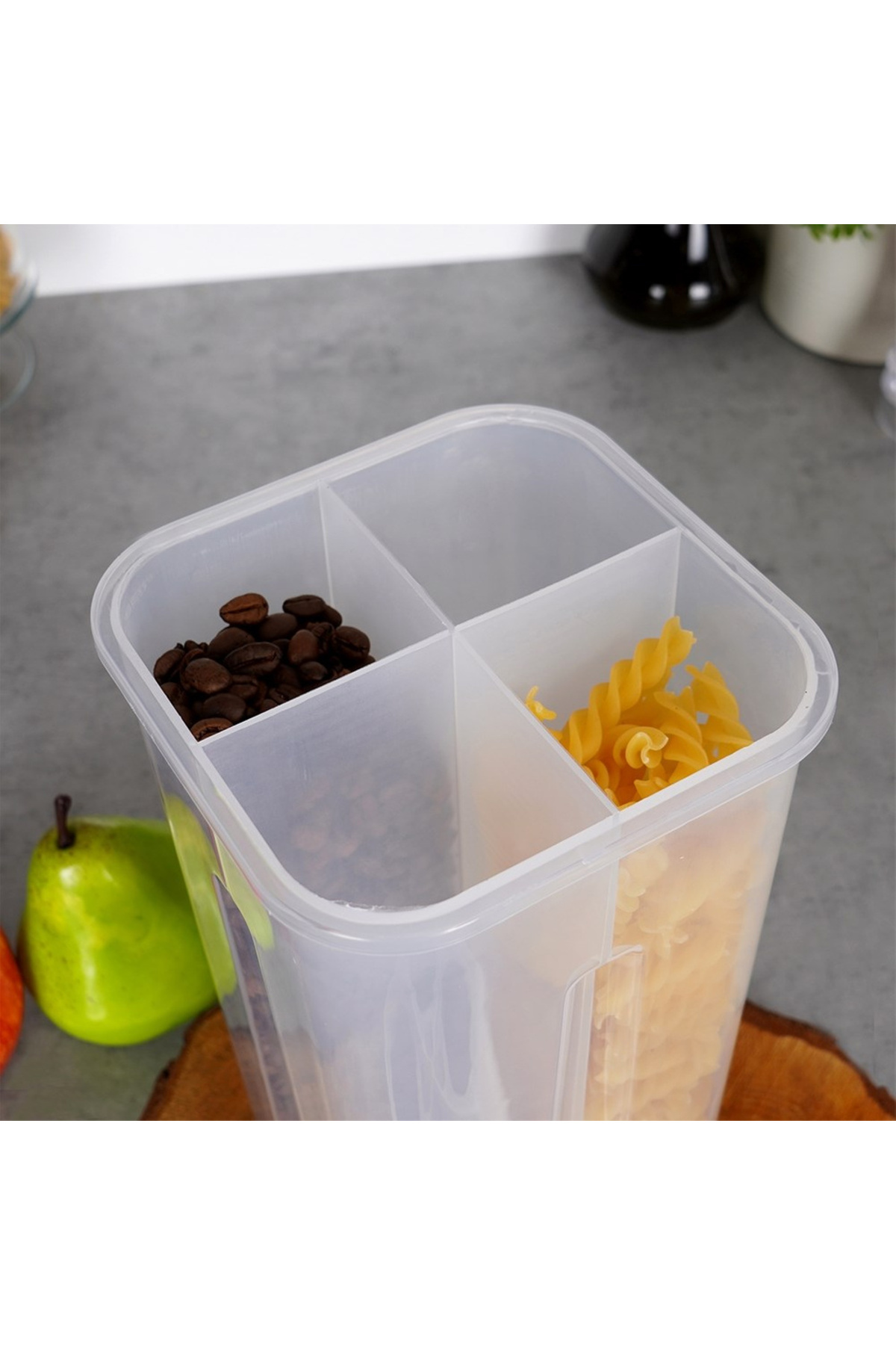 shumee-2.4L divided bulk container with dispenser 6