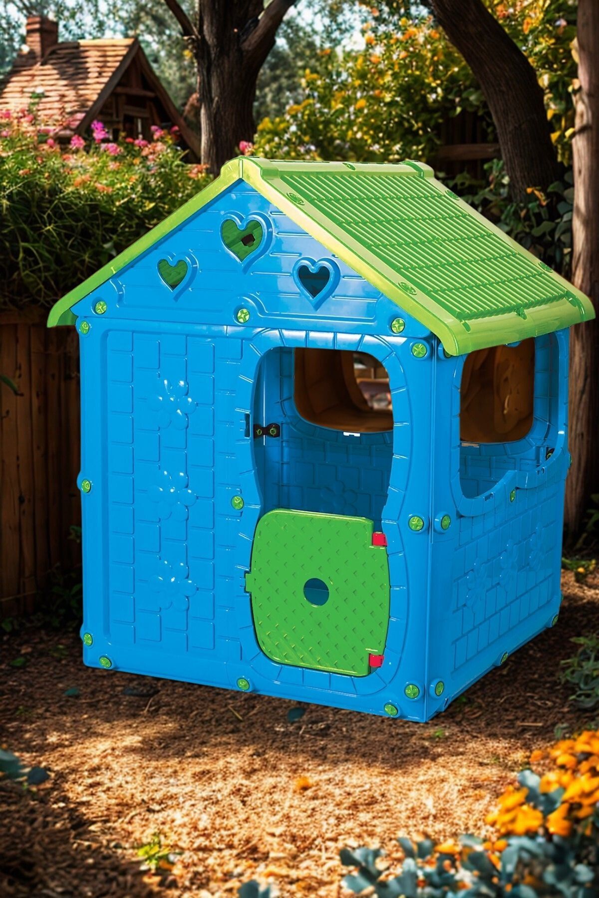 Realx İlk Oyun Evim Pencereli Ergonomik Oyun Evi 98x92x116 CM fotoğrafı 2 (önizleme)