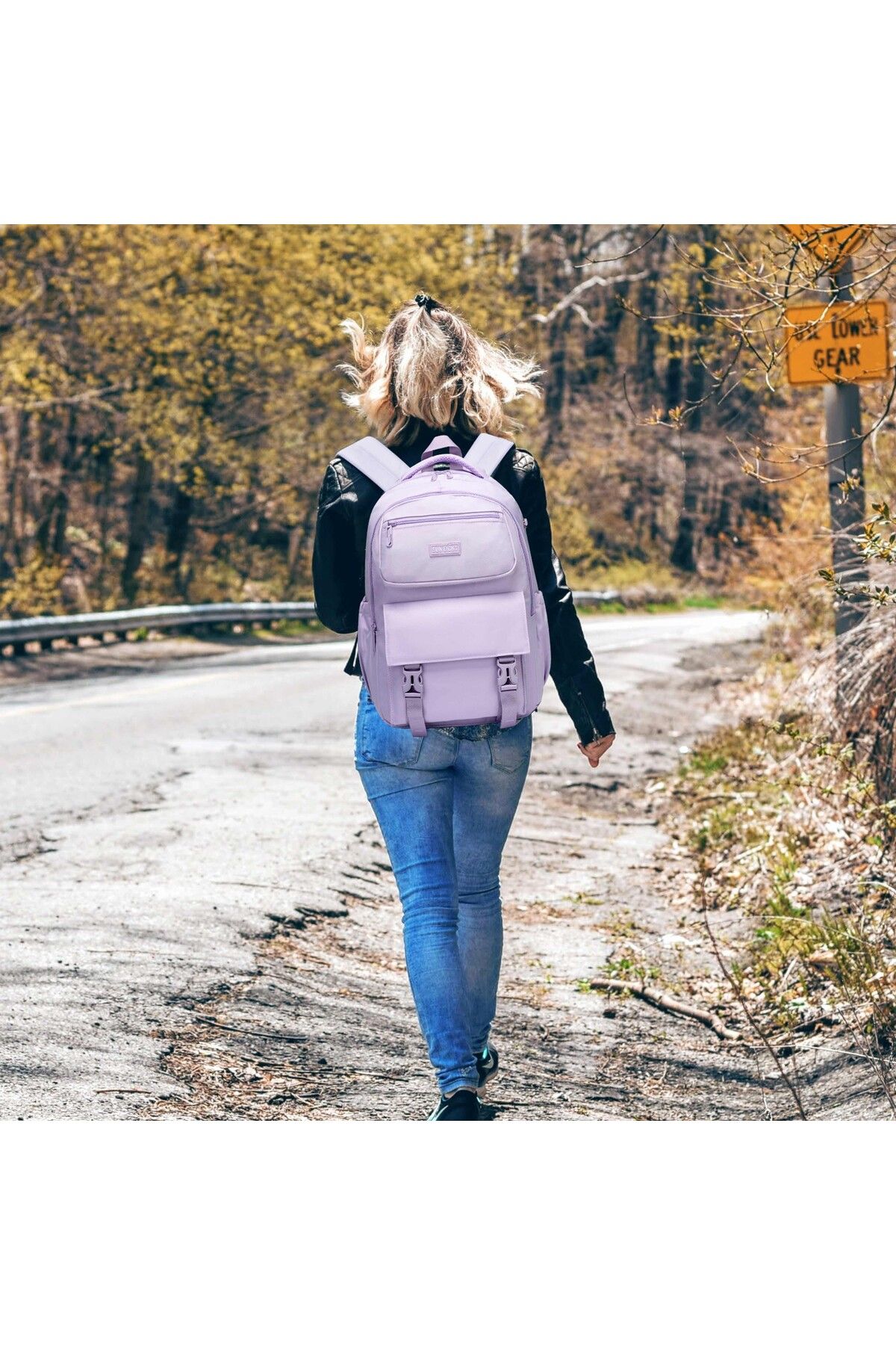 SUN EIGHT-35L Backpack for College, Lightweight Large Capacity Bag with Multi Pockets, SE8391 2