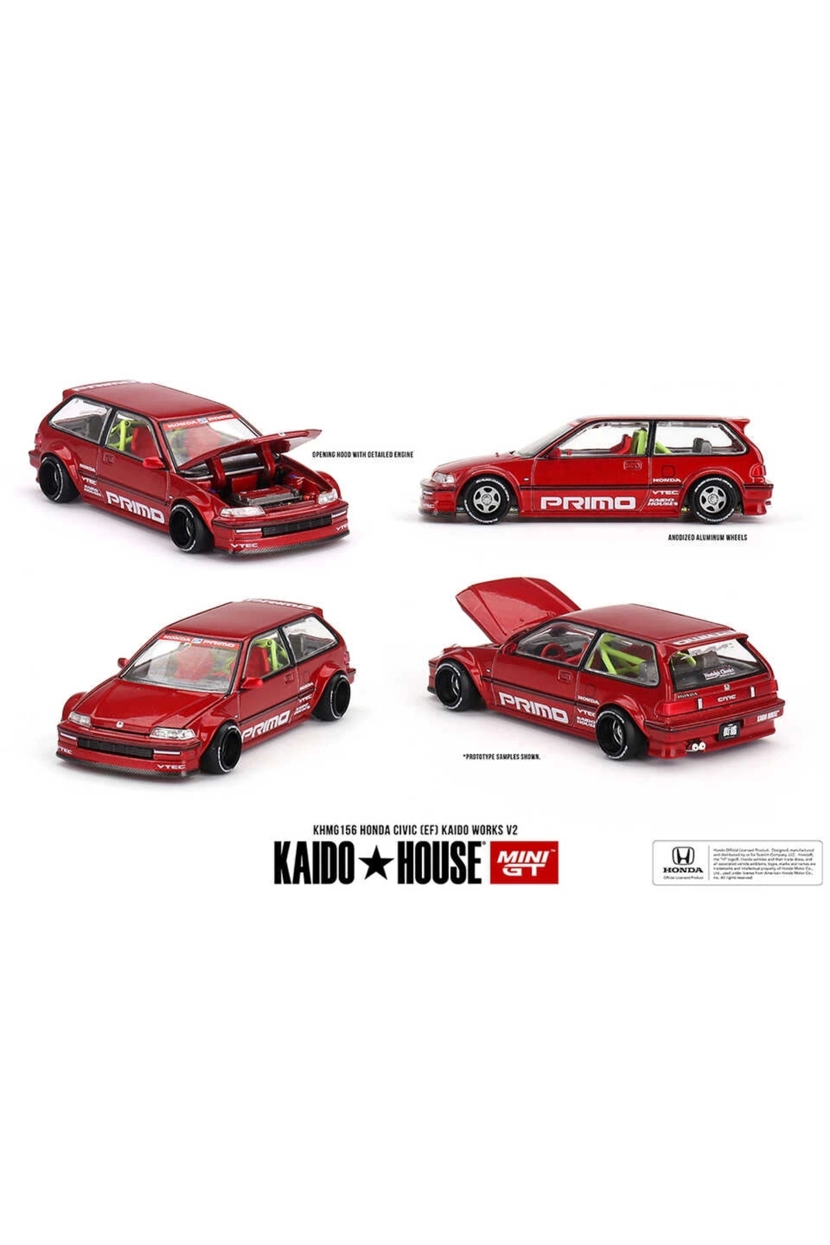Genel Markalar 1/64 Honda Civic (EF) Kaido Works V2 - Fiyatı