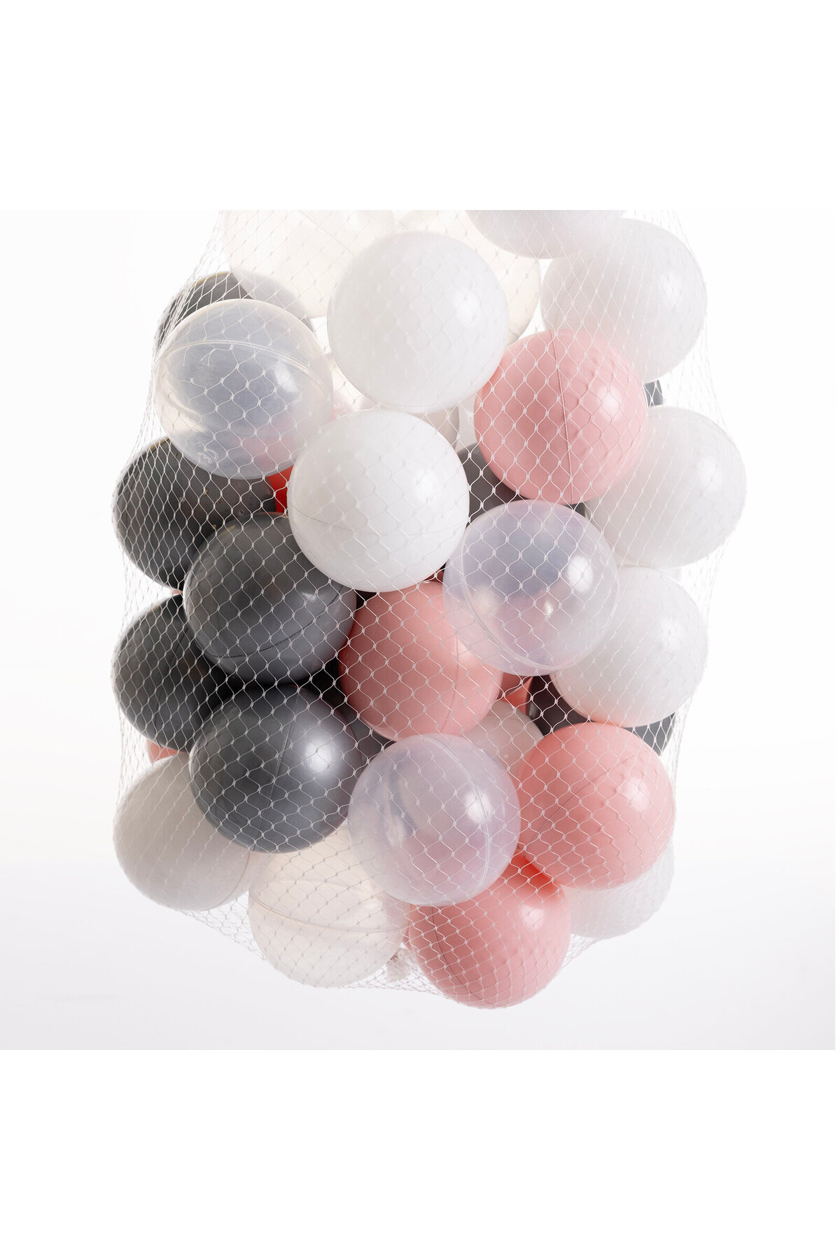 Jusso Bubble 100 ‘lü Top Havuzu Topları Pembe-Gri fotoğrafı 5 (önizleme)