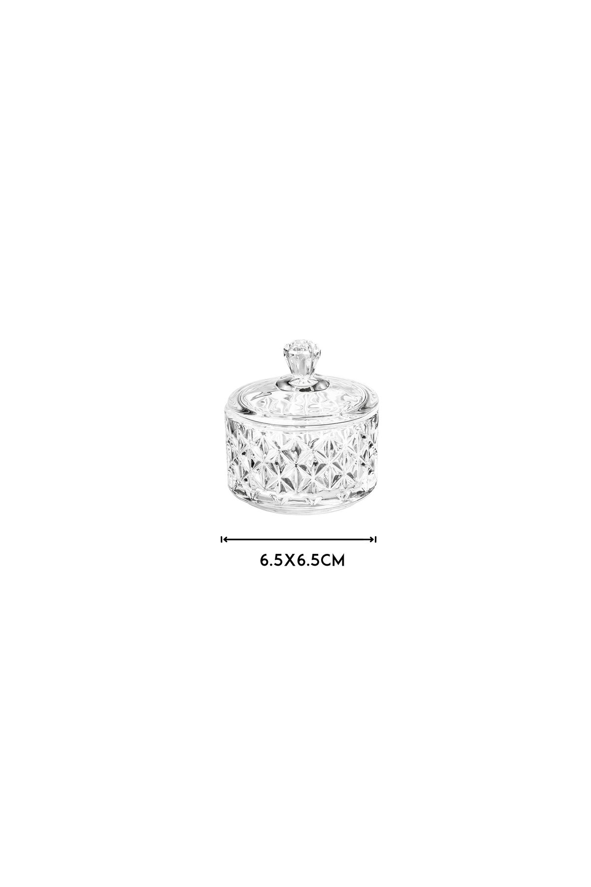 Dania-A set of 6 glass containers for serving sweets, nuts, dates, and all other presentations and occasions. 3