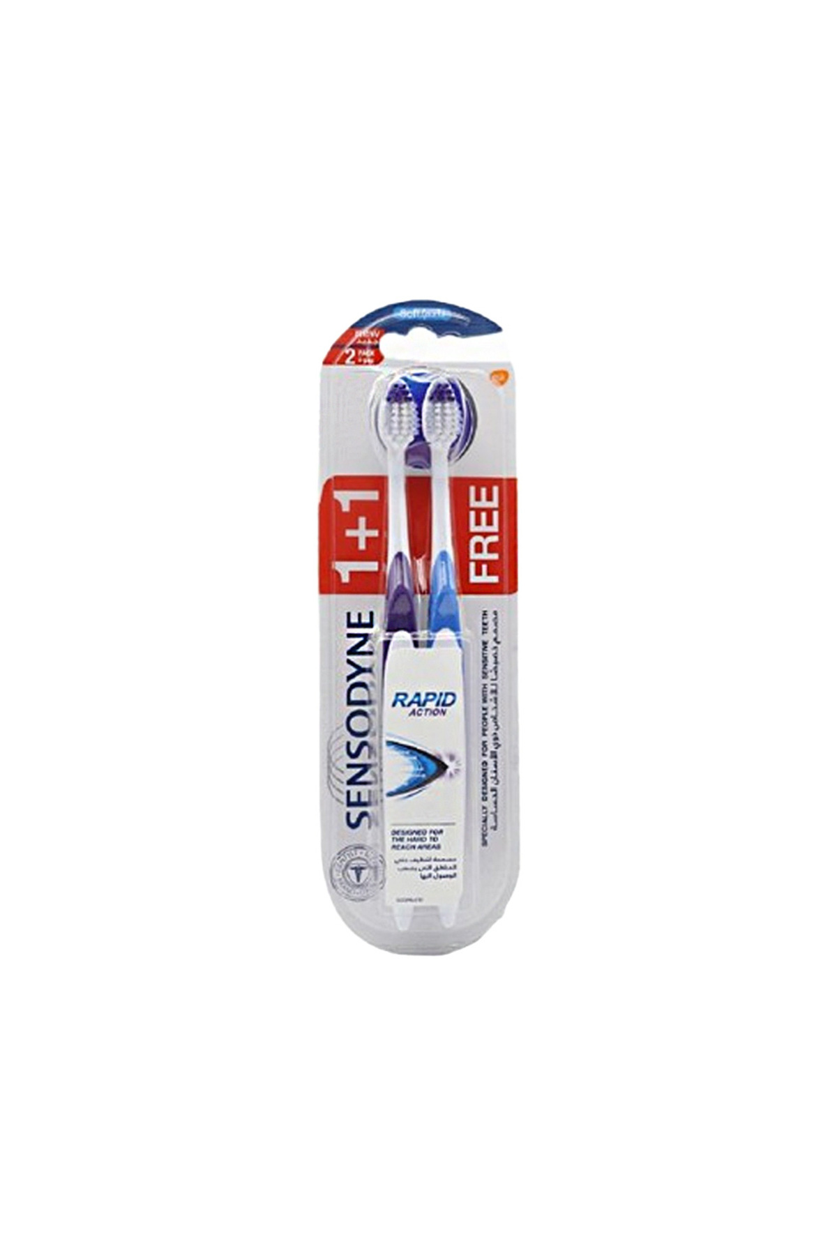 Sensodyne-Toothbrush Rapid Action 1+1 1