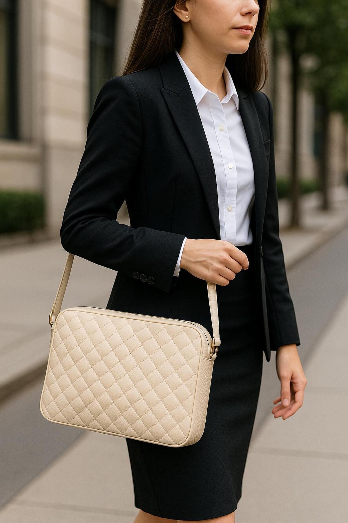 Moda West  Macbook Air Pro 13.3" Ve 14" Inç Laptop Notebook Tabletlere Uyumlu Evrak Dosya Bilgisayar Çantası - Görsel 3