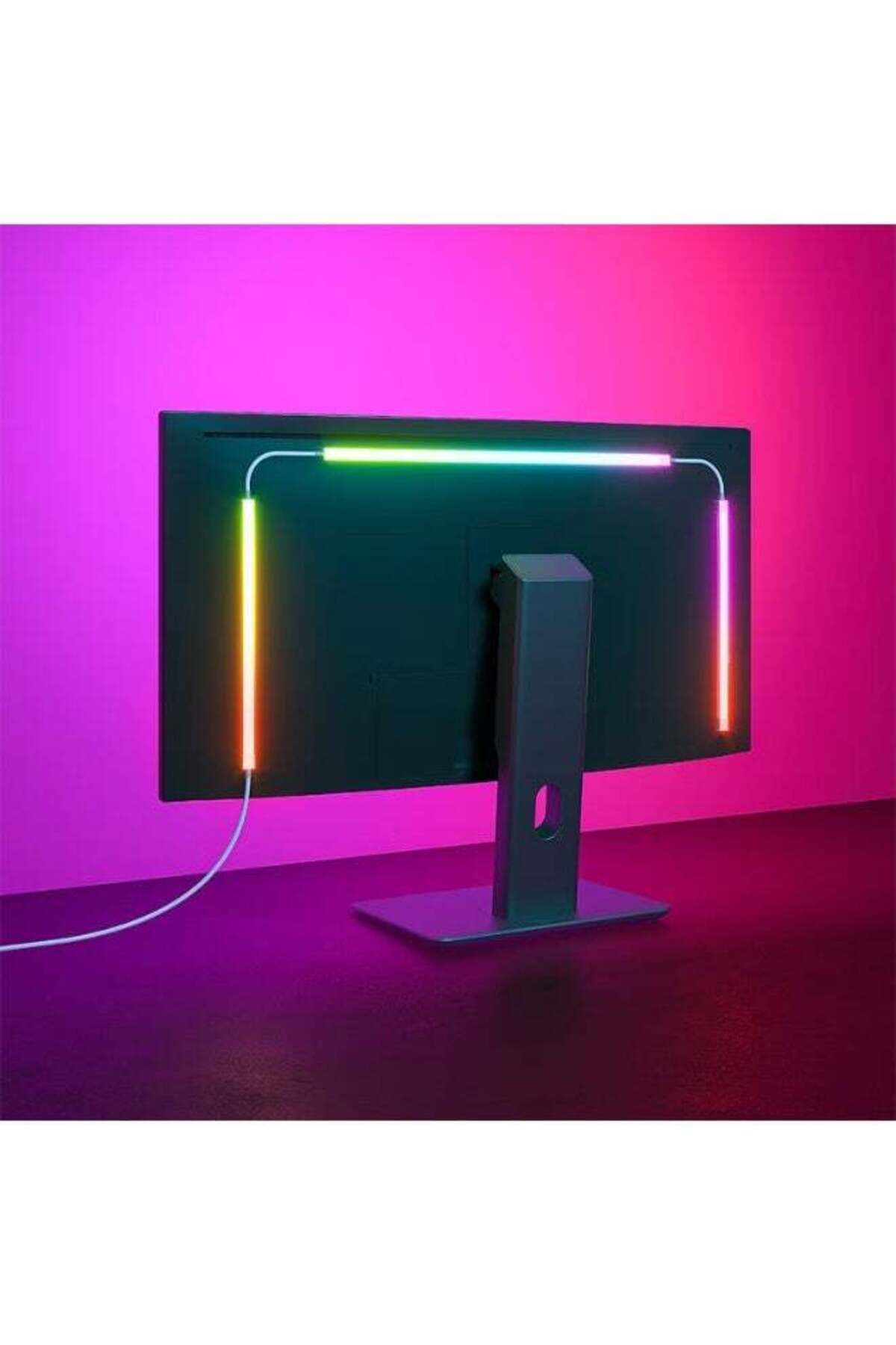 Generic-إضاءة خلفية LED من Faylor Monitor، وشرائط إضاءة LED، ومزامنة ألوان الشاشة أو الموسيقى للألعاب والأفلام، 1