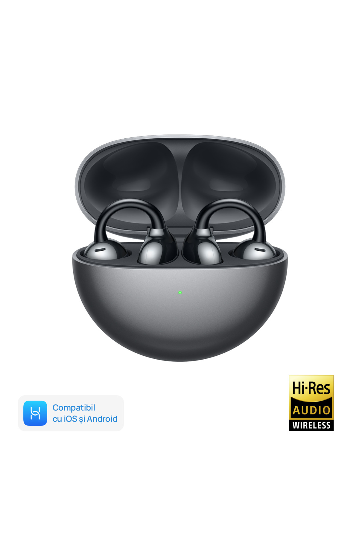 Huawei FreeClip Open-Ear Wireless Bluetooth Earphones, Black