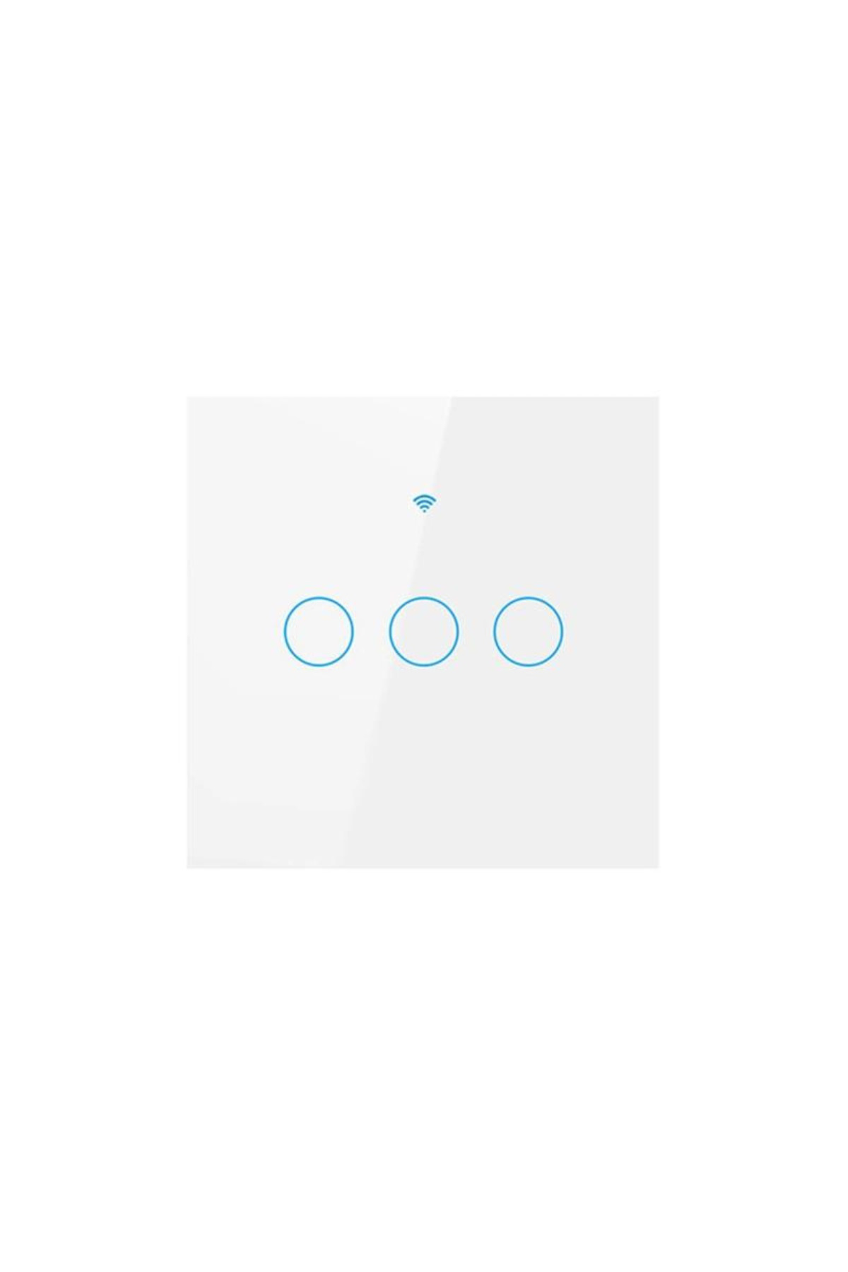 VisionHub-Smart touch switch, Wireless, Wi-fi, 3 Channels, Tempered Glass, Compatible with iOS/Android, Tuya 3