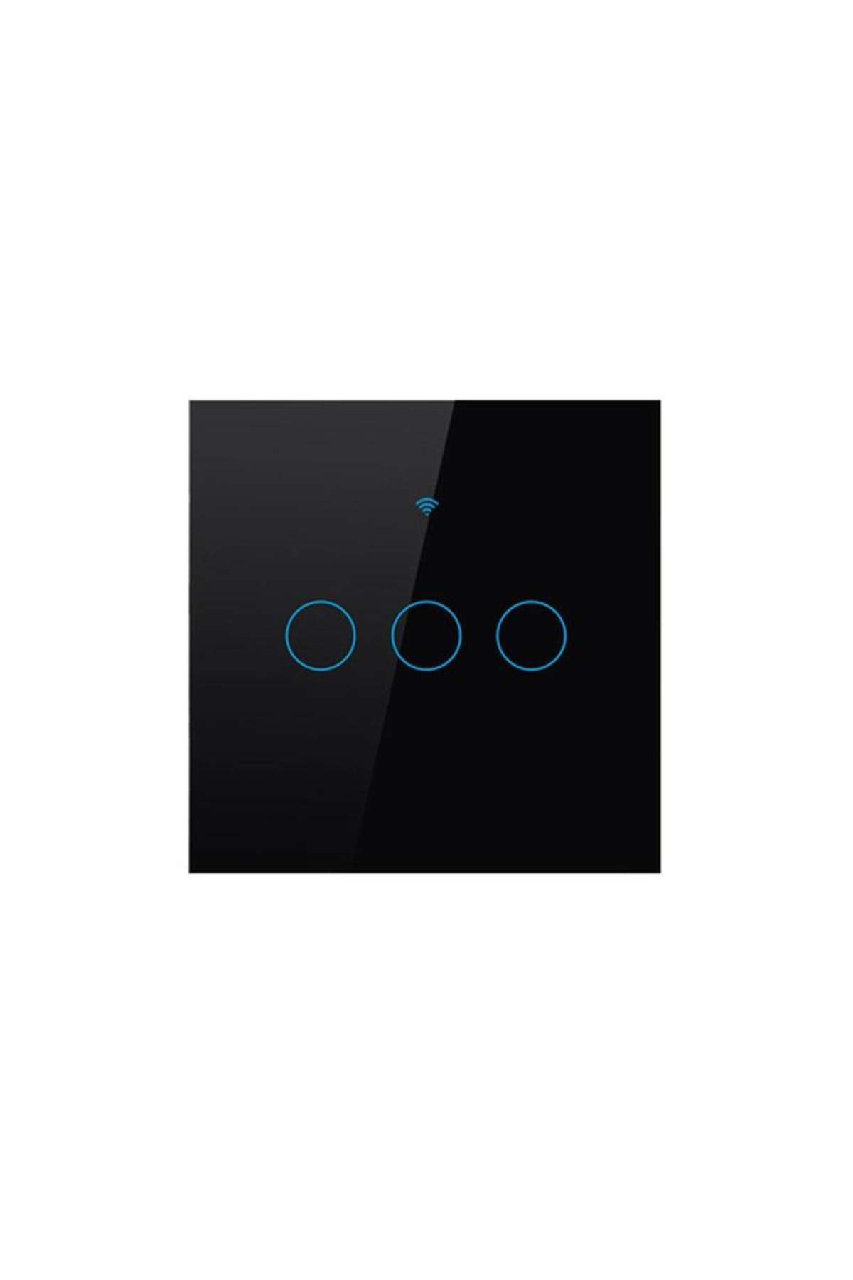 VisionHub-Smart touch switch, Wireless, Wi-fi, 3 Channels, Tempered Glass, Compatible with iOS/Android, Tuya 3