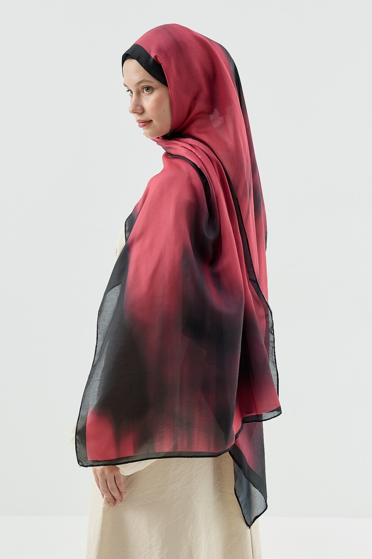 Modakaşmir-Mist Pattern Cotton Shawl 3