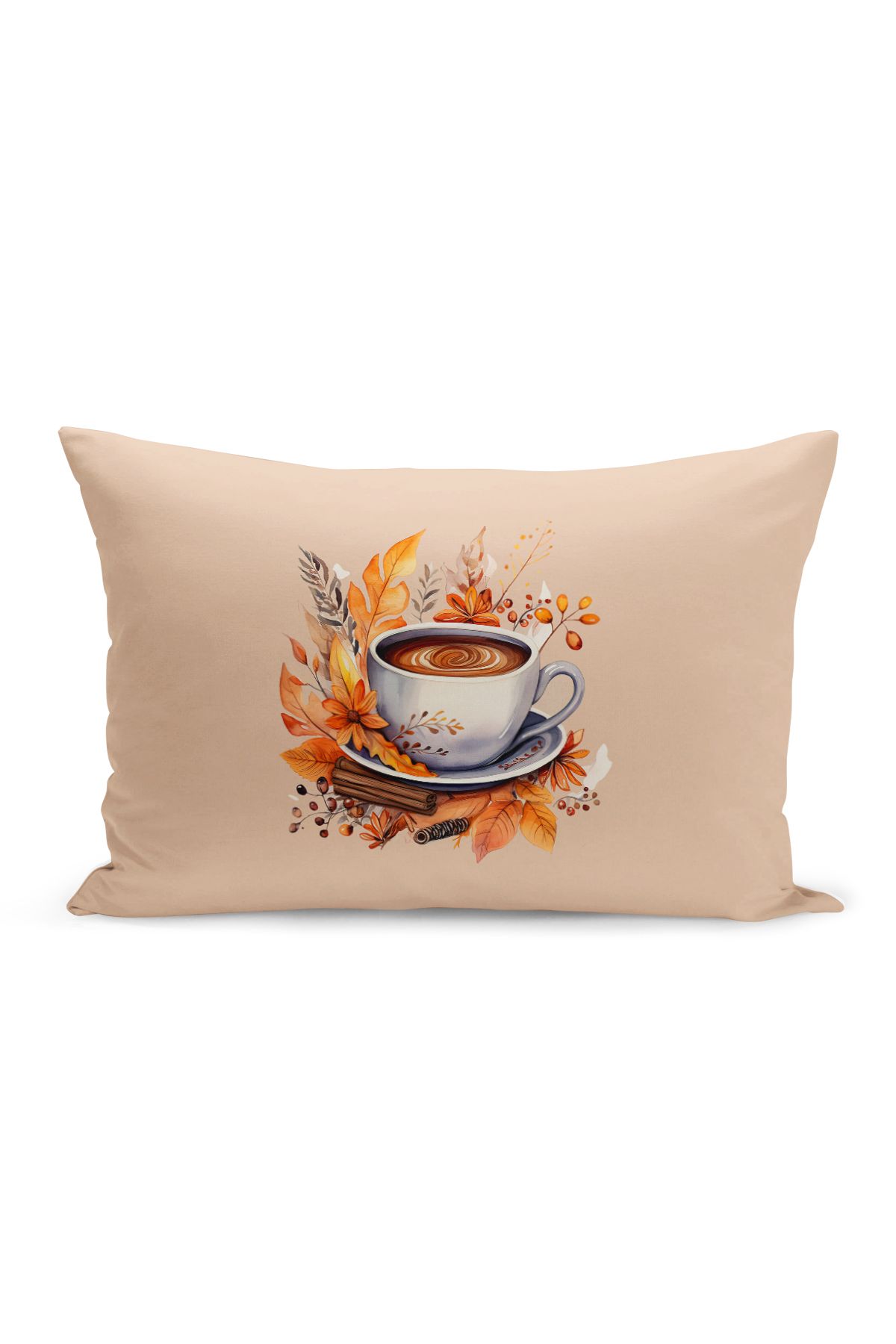 Bertille Home-Autumn Series Double Side Digital Printed Throw Pillow Case (Halloween Autumn Cushion Cover) 1