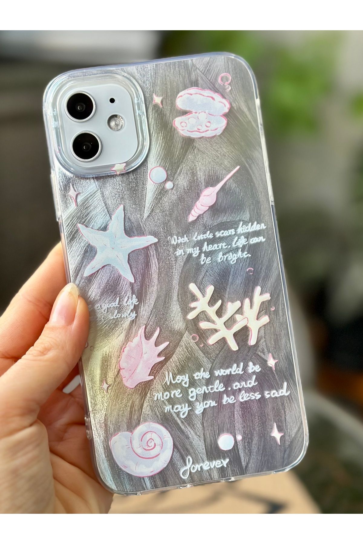 Go Aksesuar-iPhone 11 Compatible Shine Sea Color Transition Glossy Silicone Protected Case 4