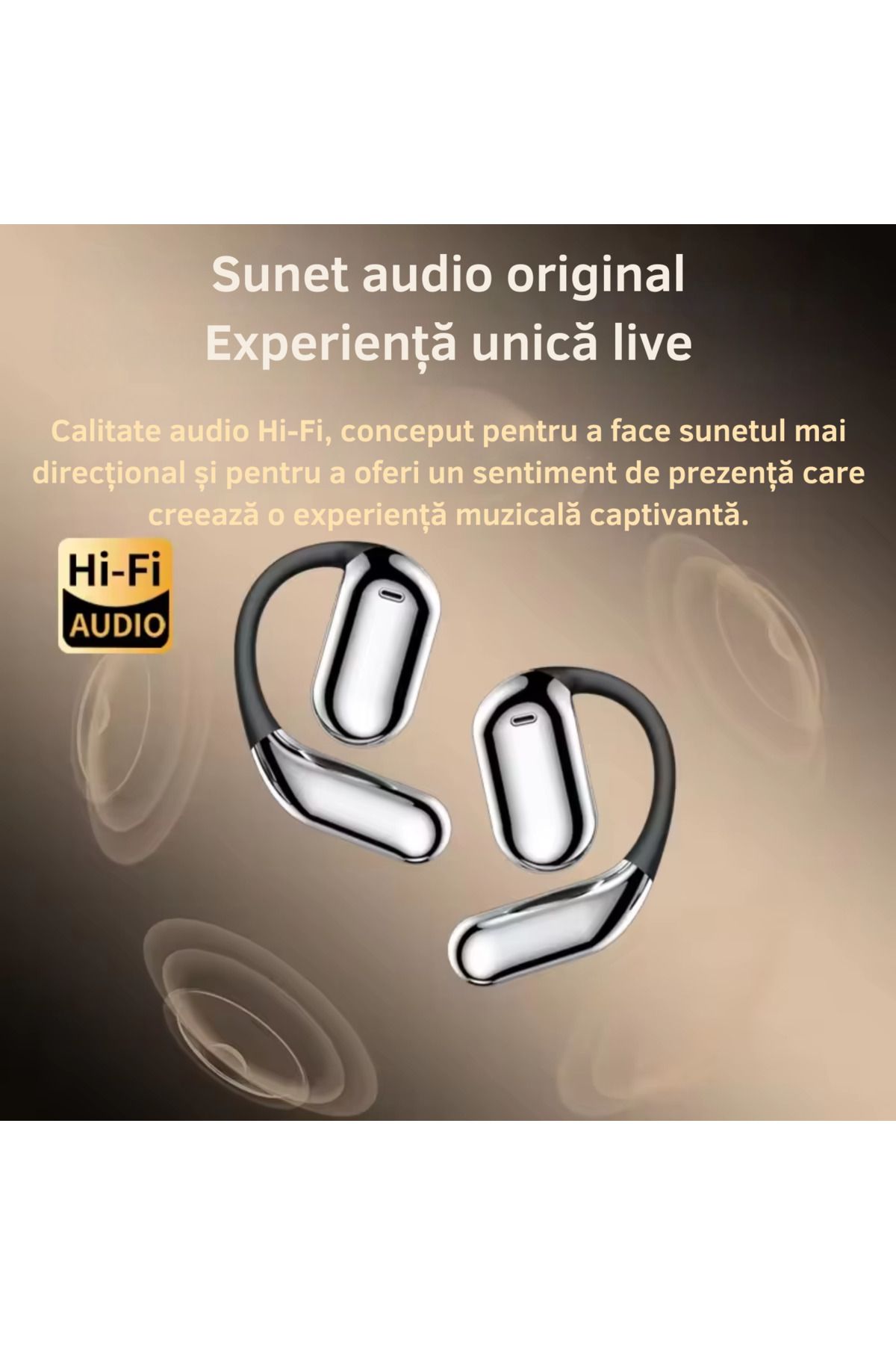 AdriMar-Smart Headphones with Touch Screen, with Real-Time Translator Over 100 Languages, Multiple Functions 4