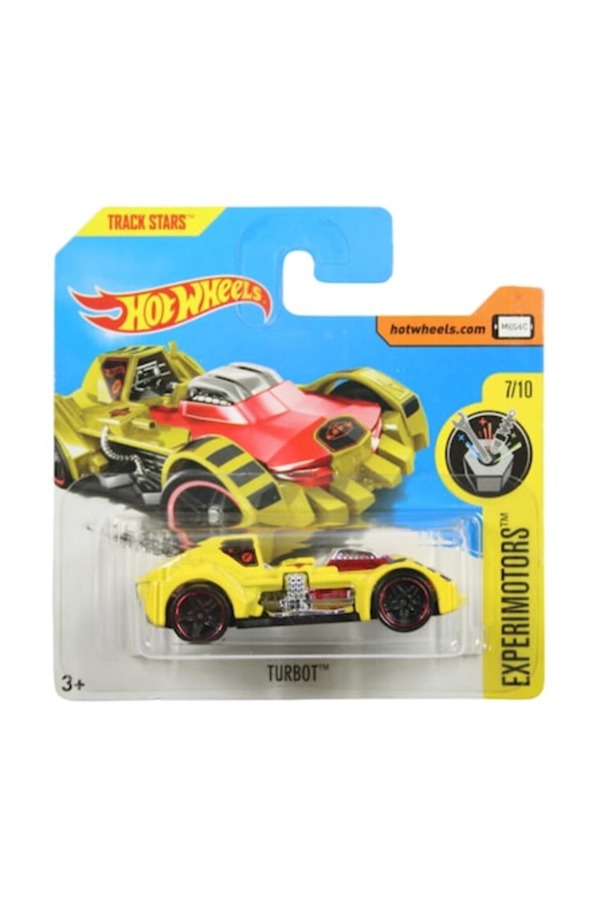 Masinuta Metalica Hot Wheels, Turbot, Colectia Experimotors - Editia 2017, Galben, 1:64