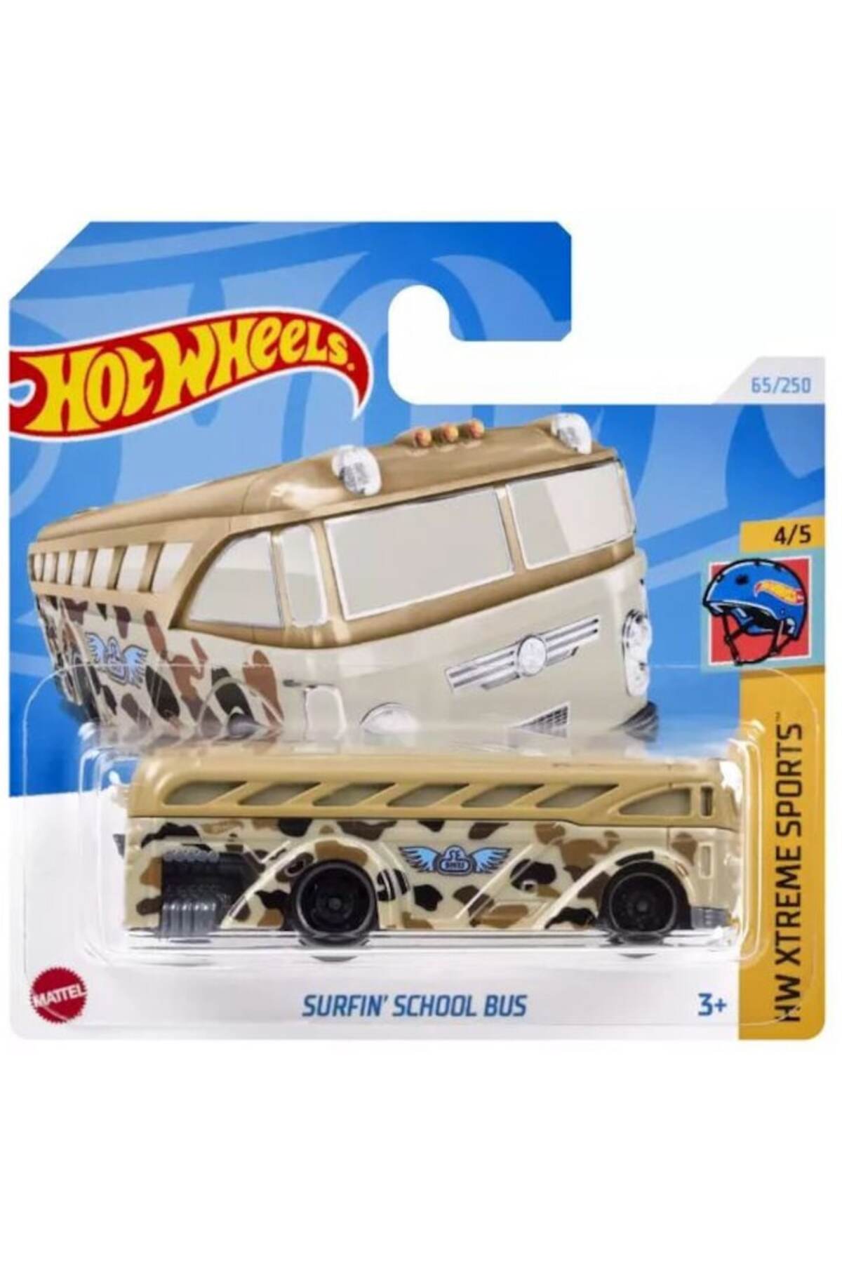 Masinuta metalica Hot Wheels, Surfin' School Bus, 1:64