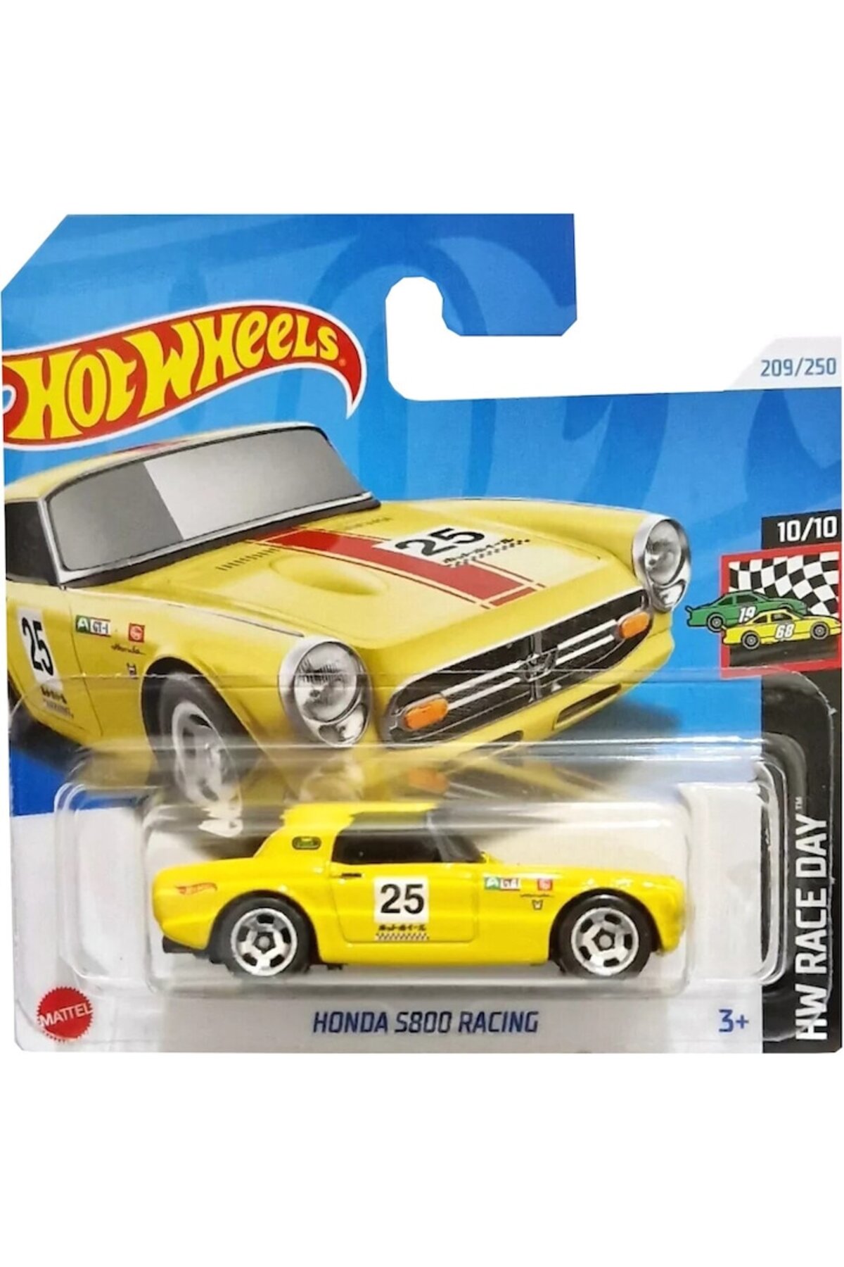 Masinuta metalica Hot Wheels, Honda S800 Racing, 1:64