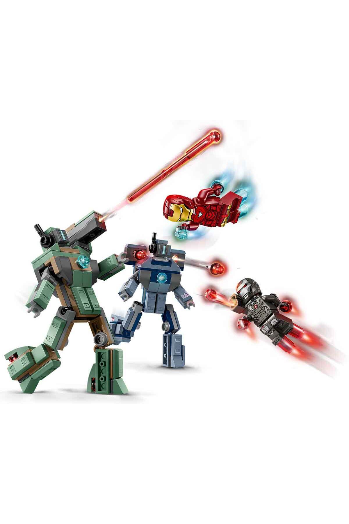 ǀ مرد آهنی و جنگماشین مارول در برابر پهپادهای بدونسرنشین هامر ۷۶۳۲۰ - ۷ سال V