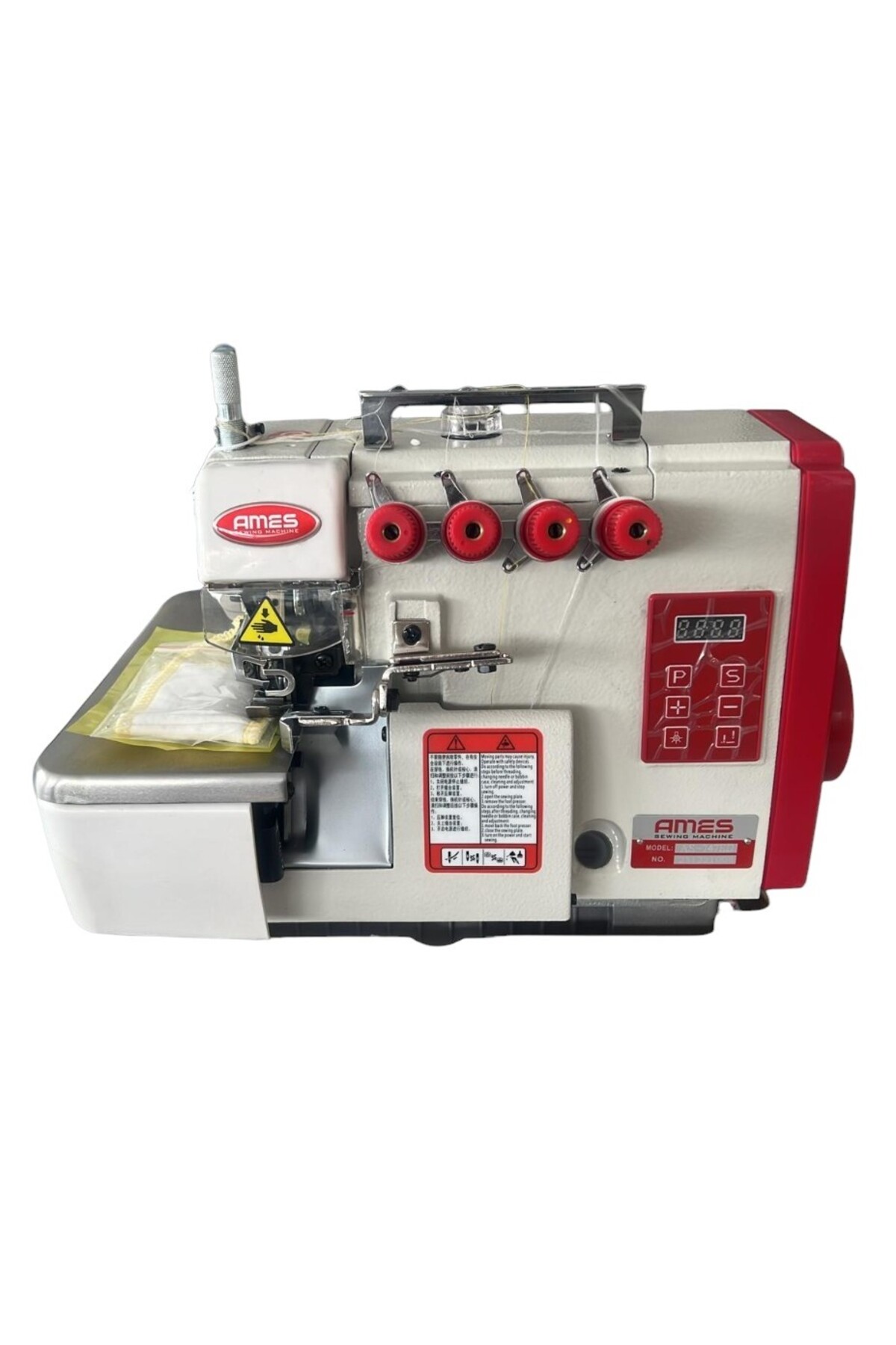 AMES AS-747-ED Mekanik 4 İplik Masalı Overlok 55 cm mini masalı