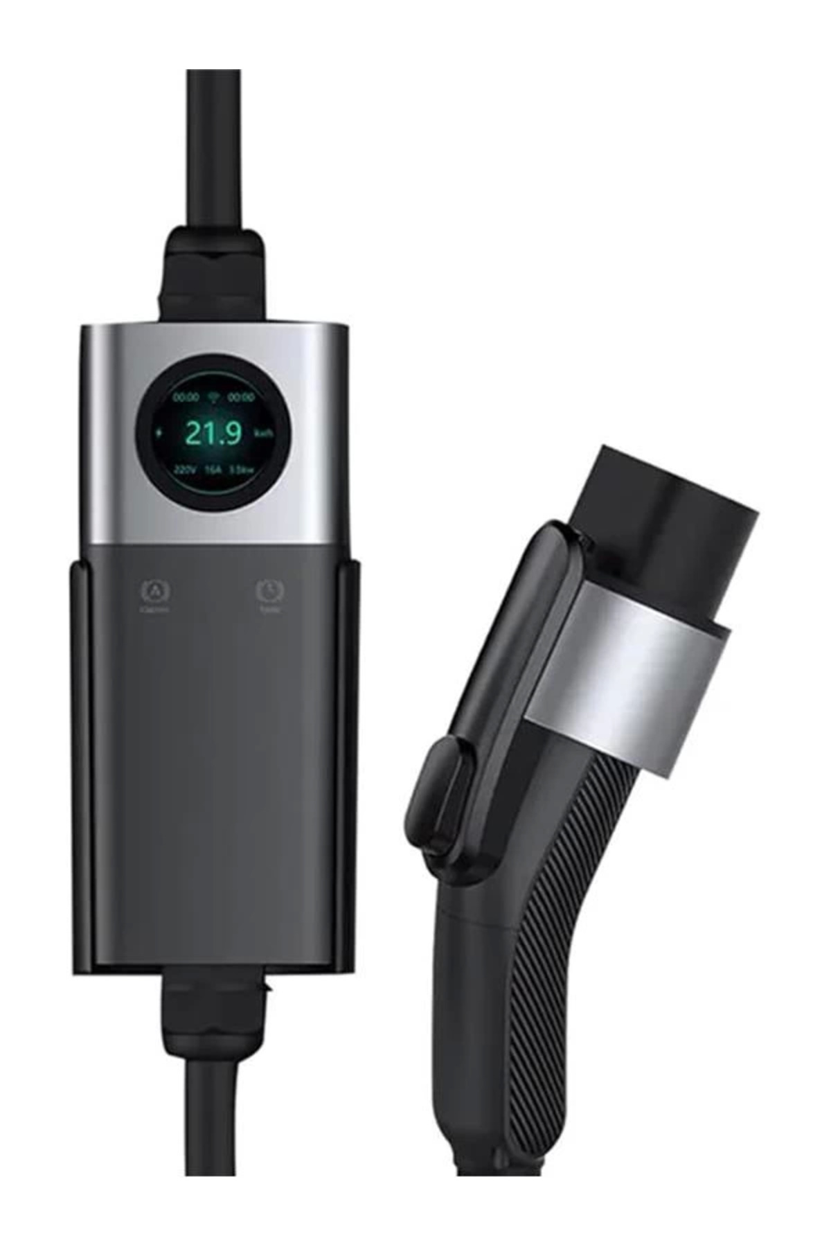Genel Markalar Hıcı Elektrikli Araç Şarj Istasyonu Wifi Aplikasyonlu Type2 22KW 32 Amper + Çanta ve Dönüştürücü