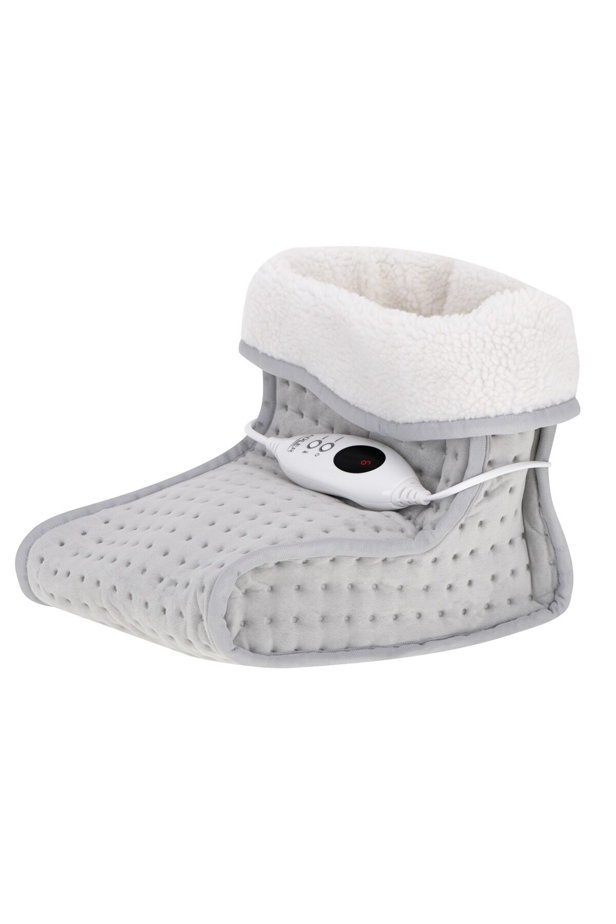 adler-Foot Warmer with Remote Control, 6 Heating Levels, Timer, Soft Material, Gray 4