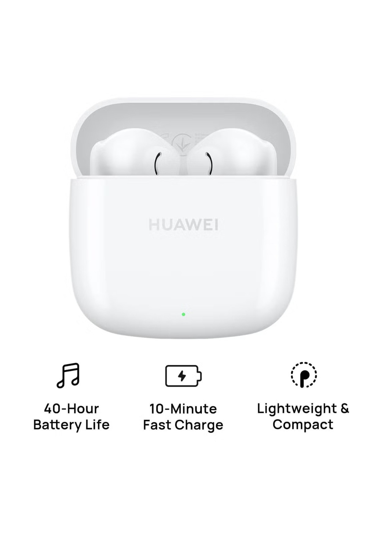 Wireless in-ear headphones FreeBuds SE 2 - Ceramic White color, Bluetooth 5.3