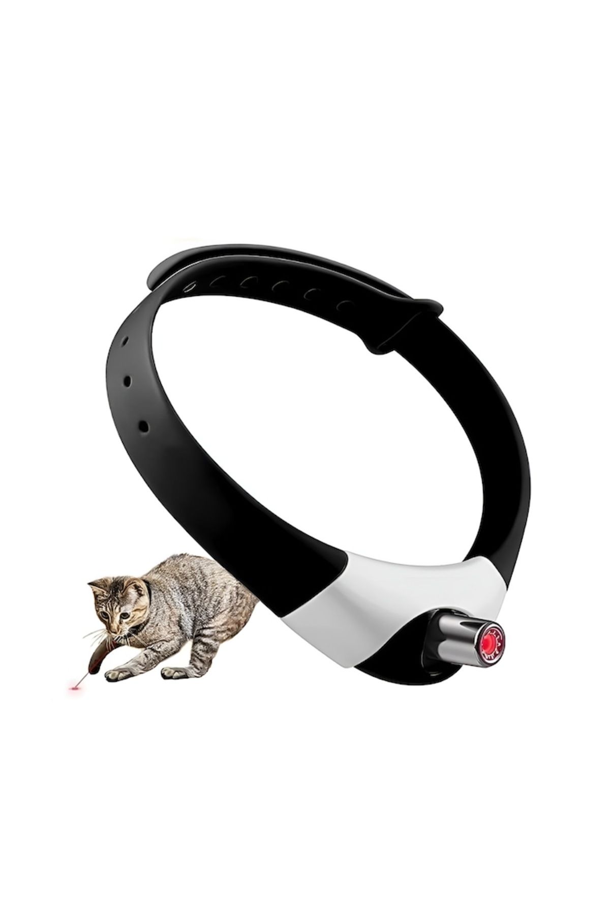 Adamcaly-Interactive Laser Toy for Cats ADAMCALY, Adjustable, USB Rechargeable, Multiple Play Modes, Black 3