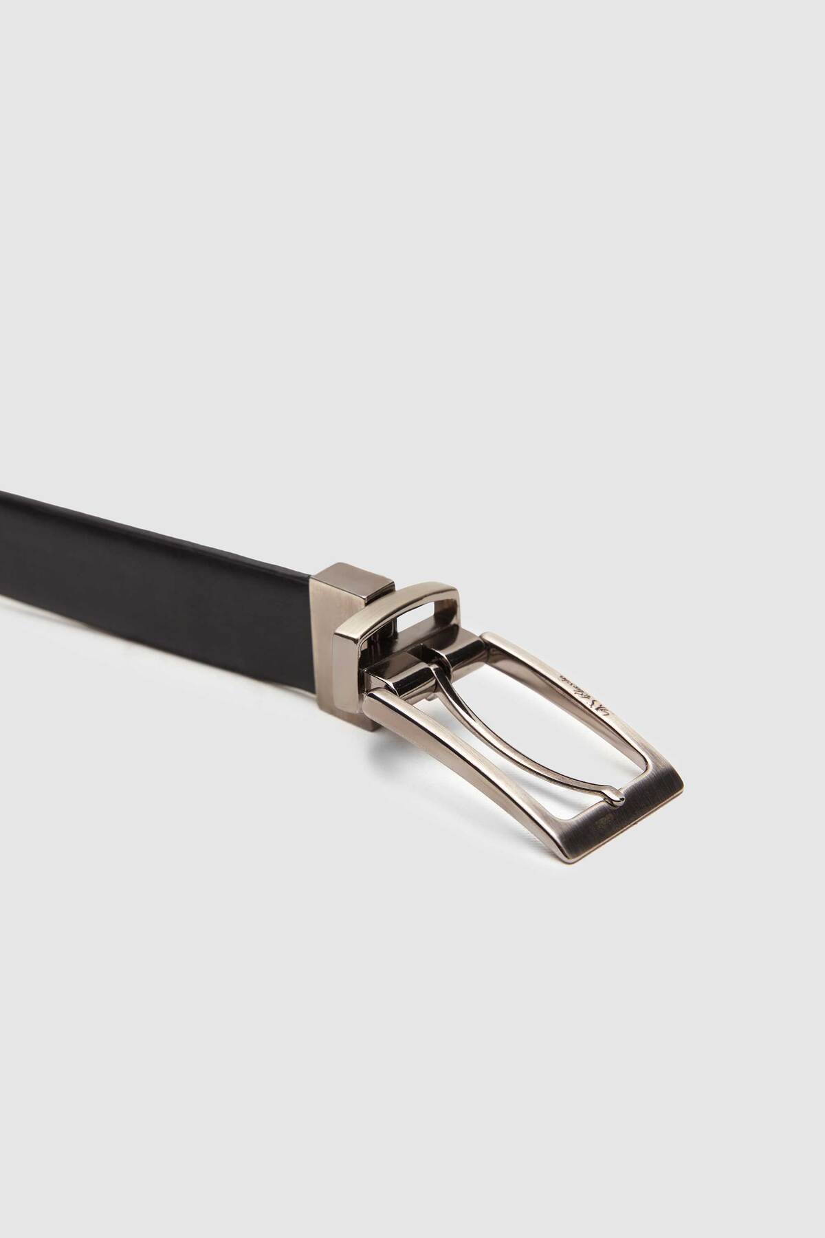 D'S Damat  Ds Damat Siyah Çift Taraflı Kemer - Görsel 4