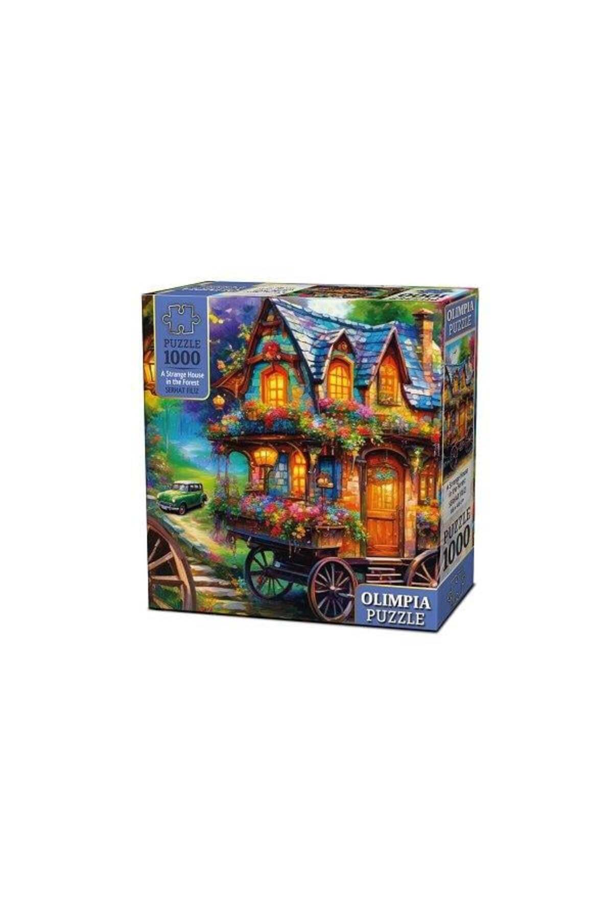 Ks Games A Strange House in the Forest Olimpia Puzzle 1000 Parça