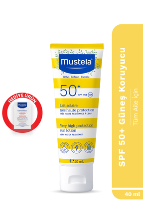 Mustela Spf 50 Yüz & Vücut Güneş Kremi 40ml+ Cicastela 3ml Krem Hediyeli