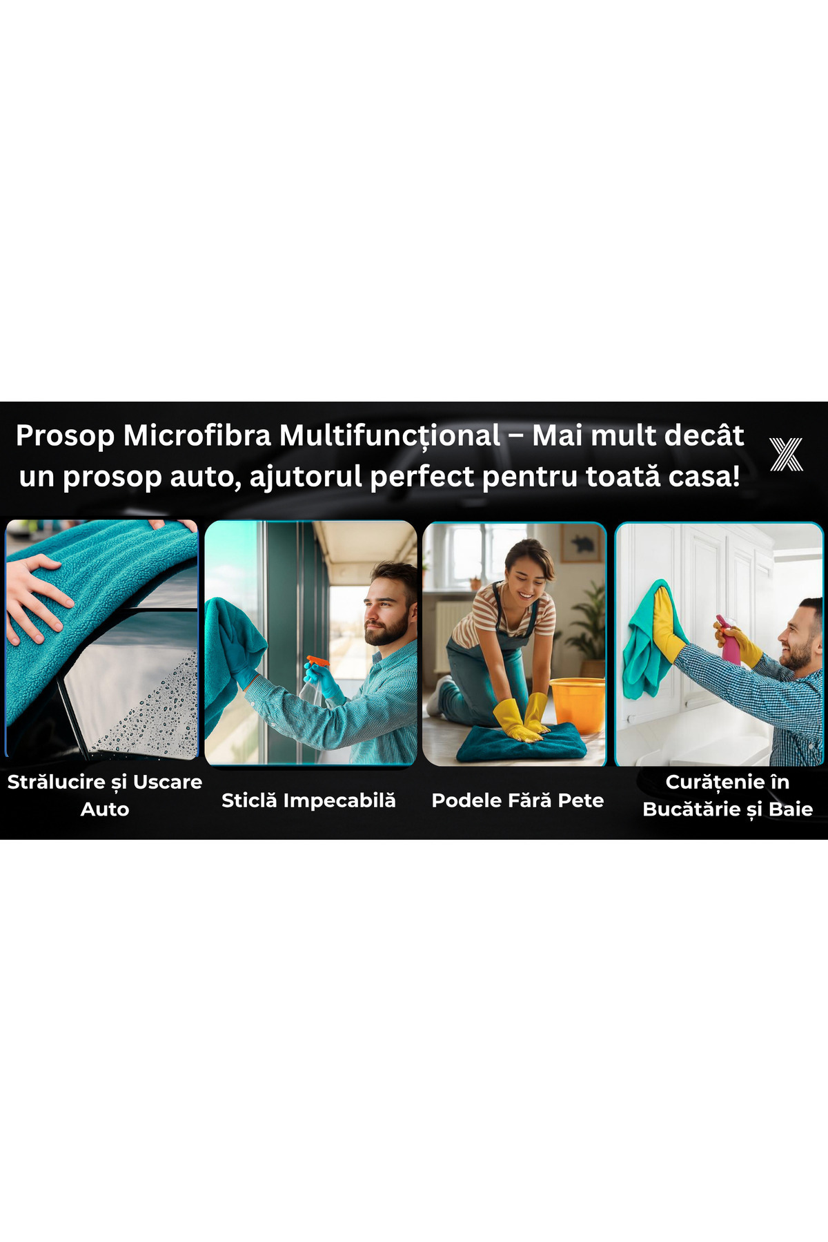 microXtreme-XL Car Drying Towel/Cloth – Super Absorbent, Traceless, 90×70 cm, Twisted Loop Microfiber 8