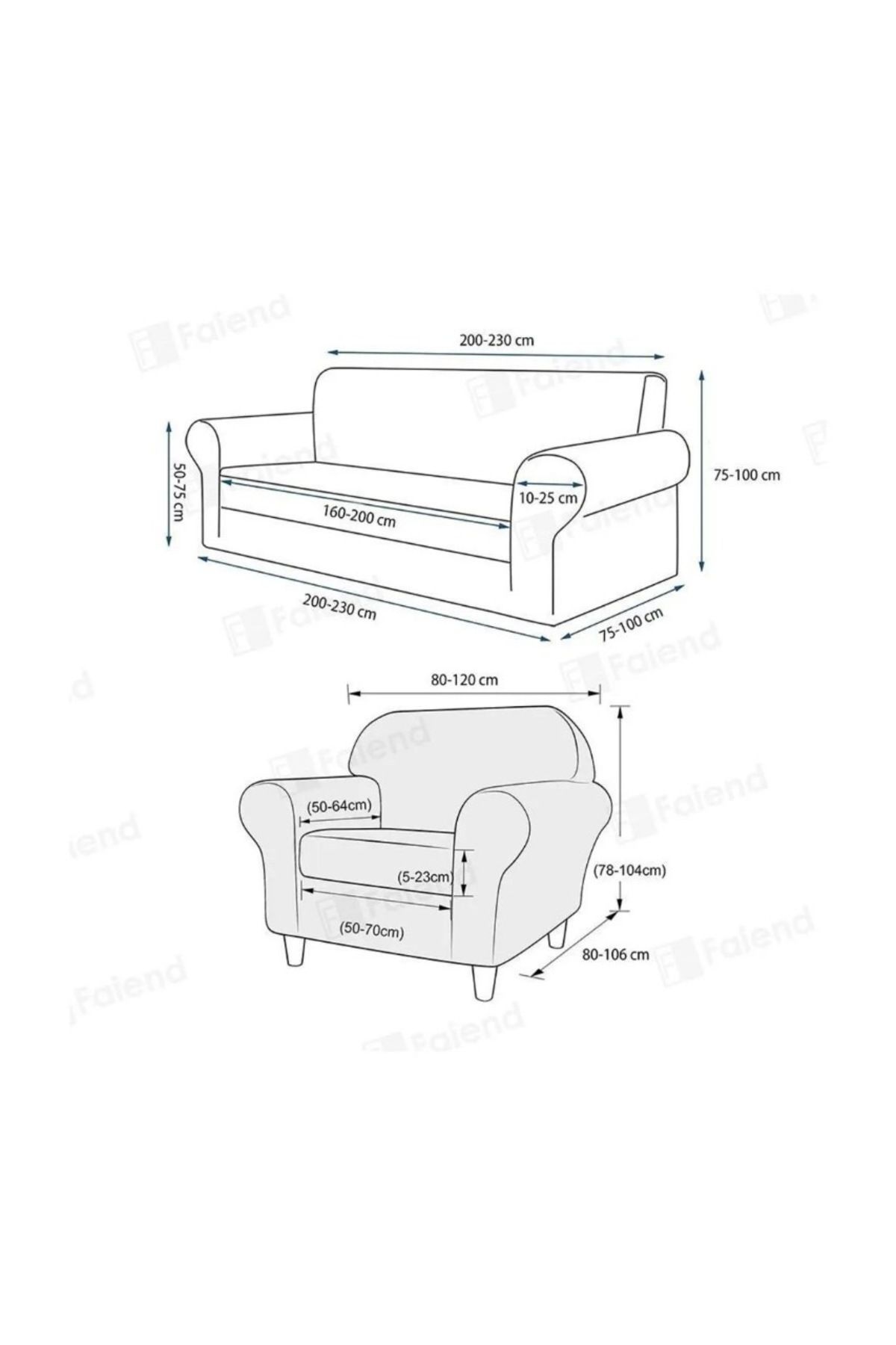 probak-catifea Elastic 3 3 1 1 Set Huse Canapea |   Husa de canapea |   Husa pentru canapea extensibila 2