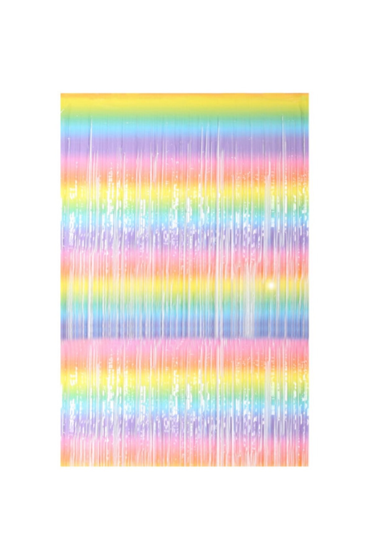 Le Mabelle-Multicolored Fringe Curtain Party Ornament 3