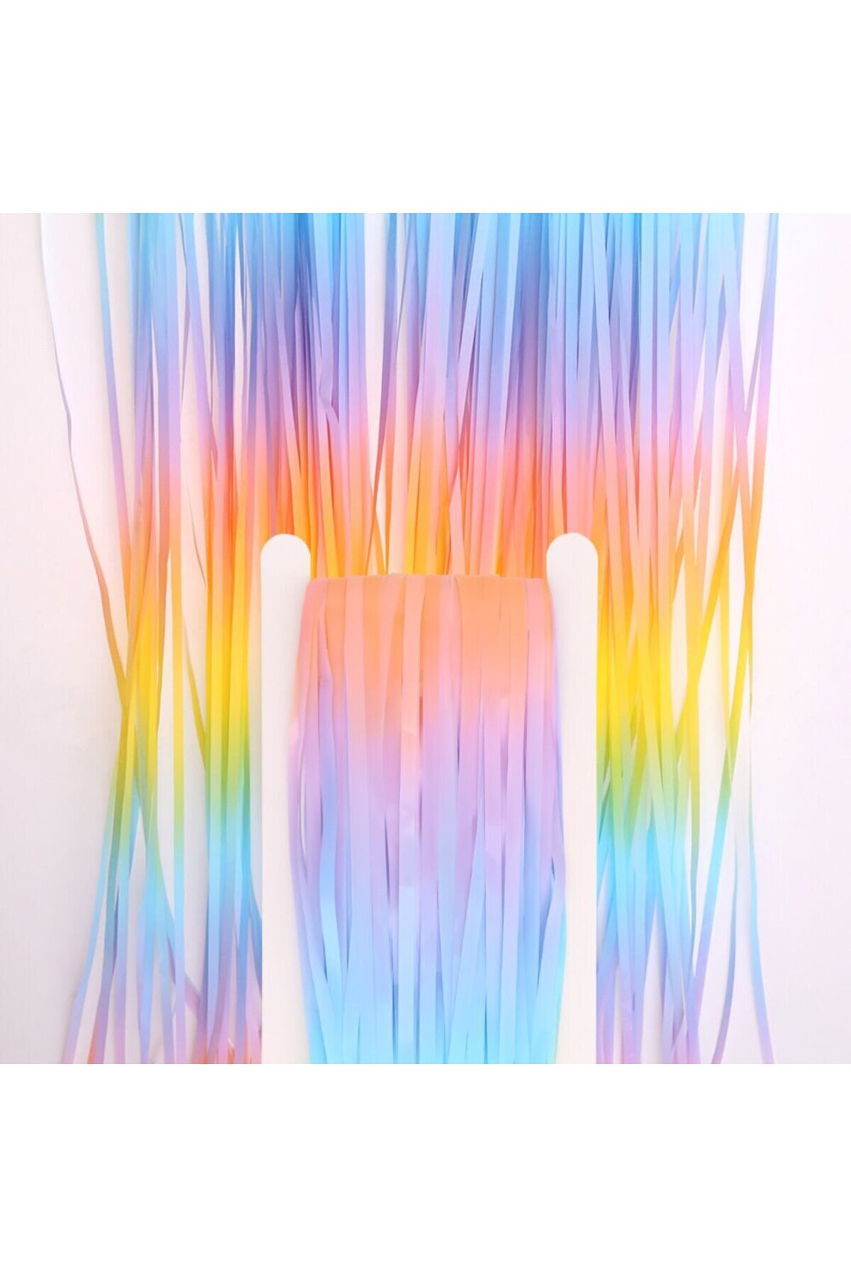 Le Mabelle-Multicolored Fringe Curtain Party Ornament 2