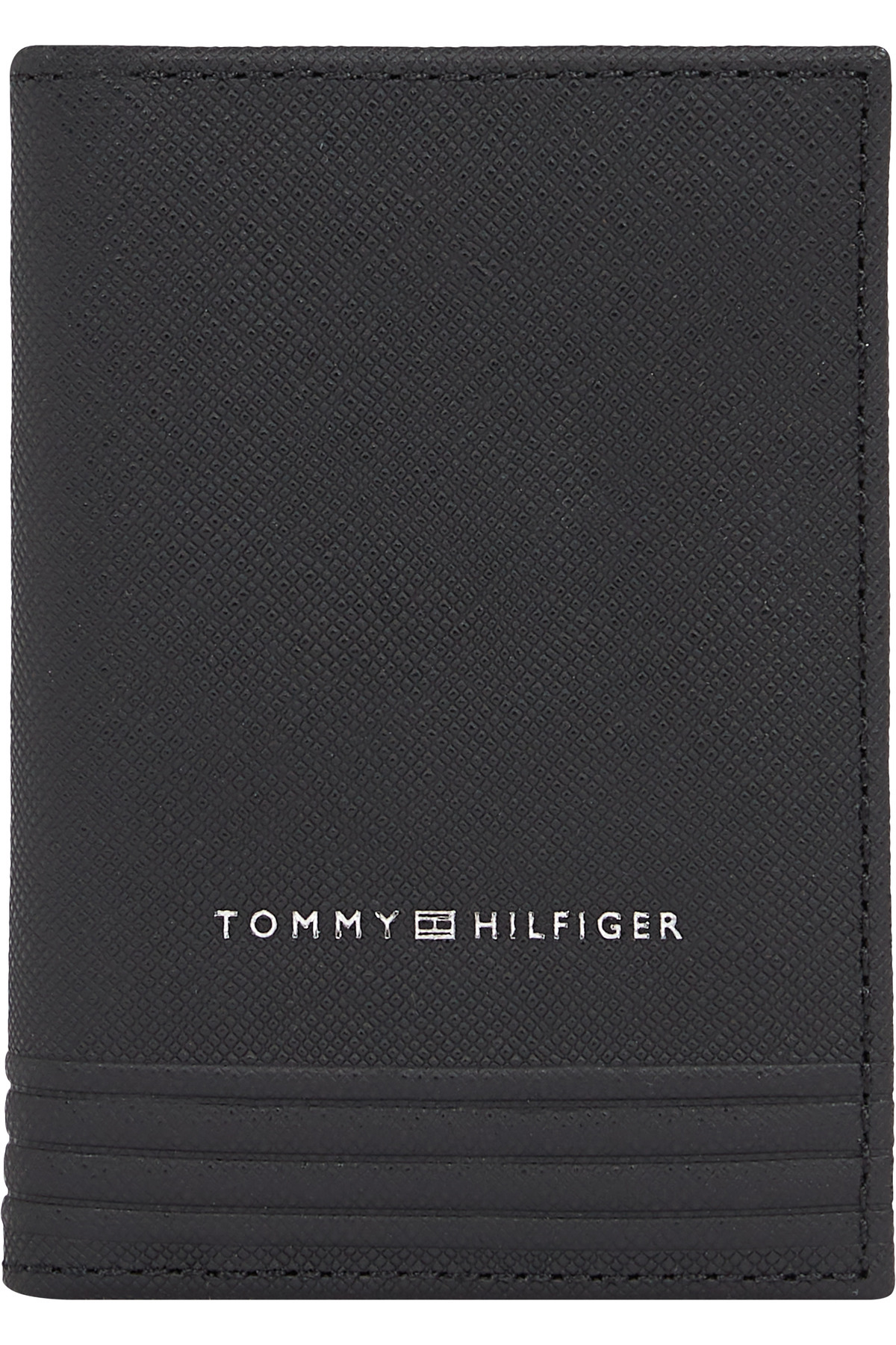 Tommy Hilfiger-محفظة رجالية سوداء AM0AM13262 BDS 1