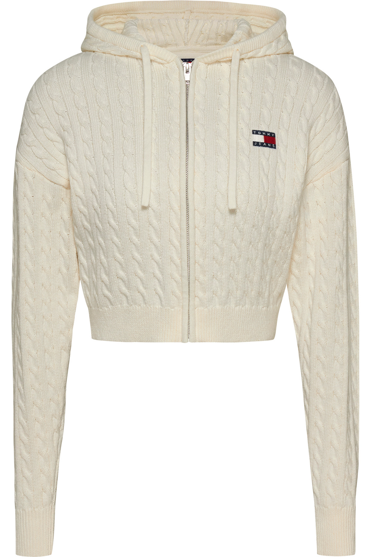 Tommy Hilfiger-TJW Badge Cabl Hoodie – Cardigan Extensible 3