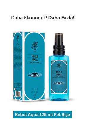 Rebul Aqua Kolonya 125 ml Spreyli Pet Şişe