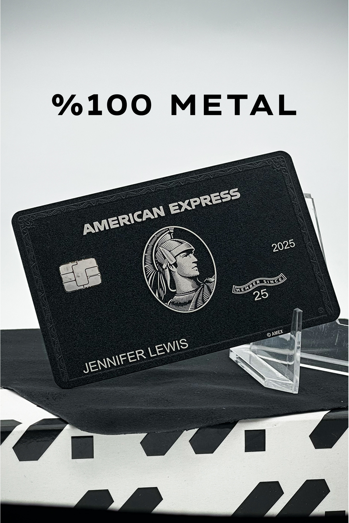 Metkart Yeni Nesil Metal Kart - American Express | Çipini Tak