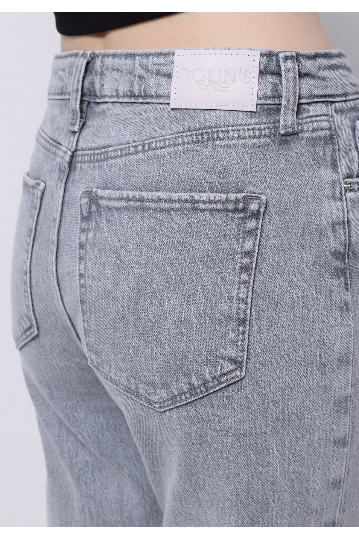 Colin’s  Regular Fit Kadın Gri Jean Pantolon - Görsel 6