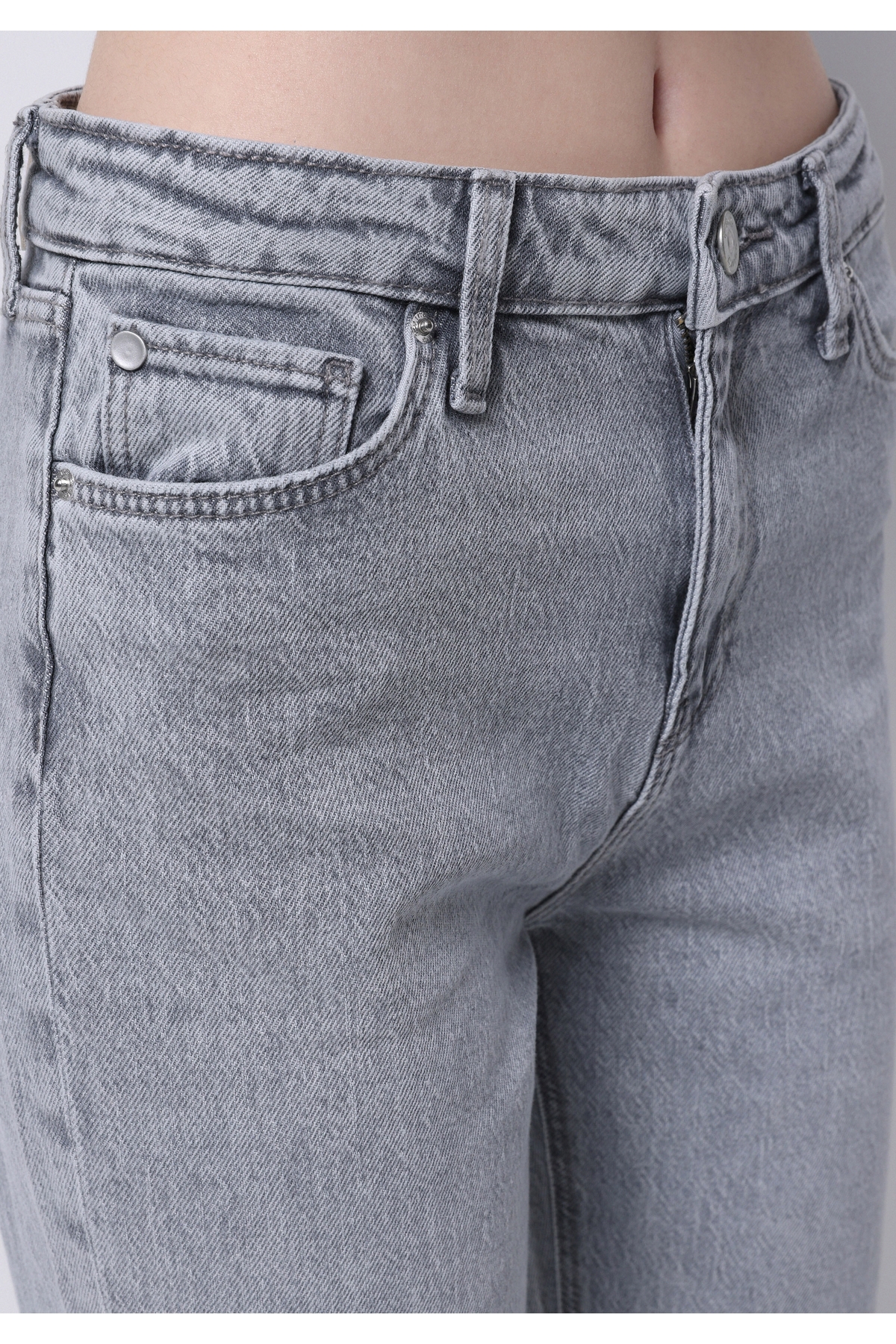 Colin’s  Regular Fit Kadın Gri Jean Pantolon - Görsel 5